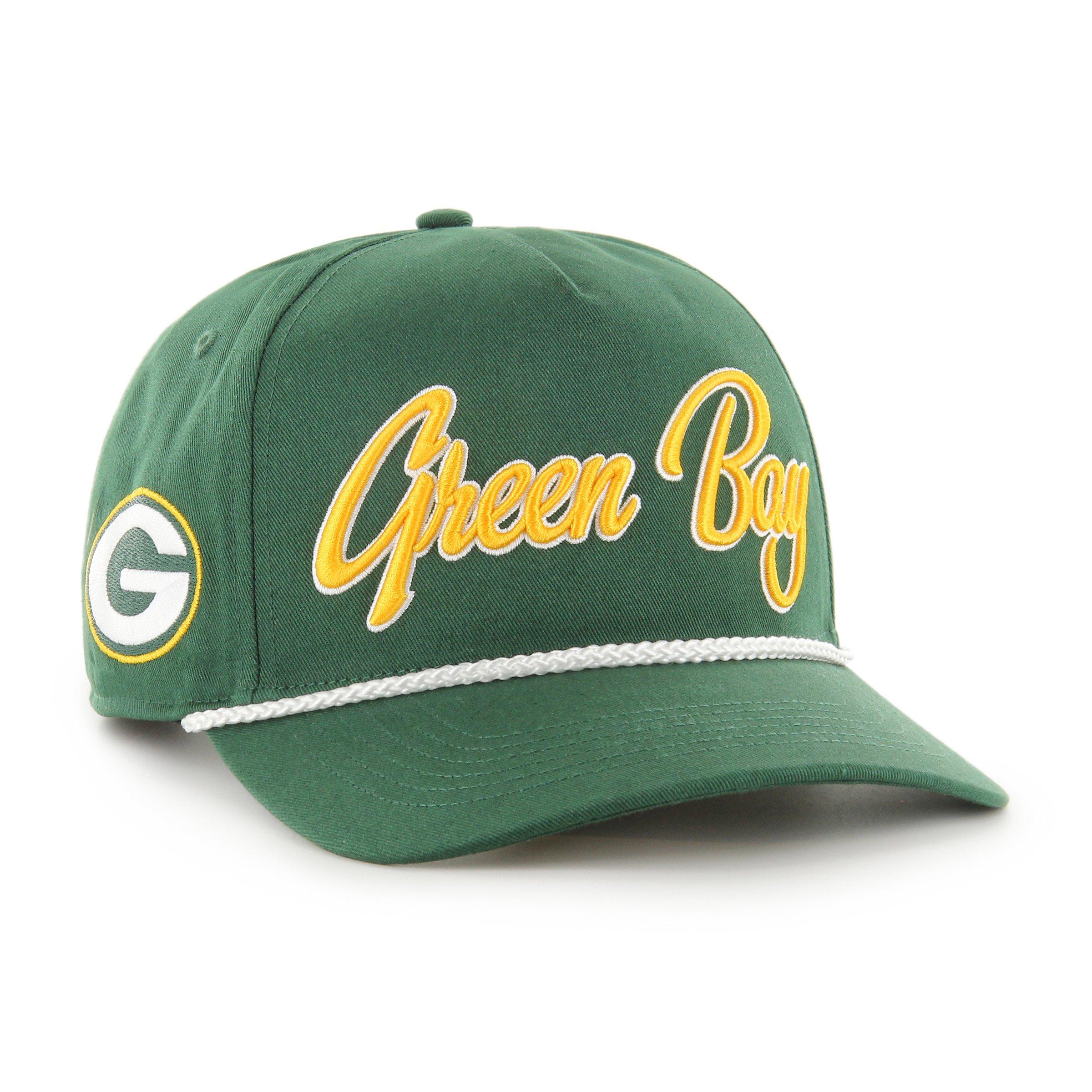 47 Green Bay Packers Overhand Hitch Green Snapback Hat