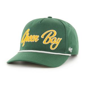 '47 Green Bay Packers Overhand Hitch Snapback Hat-Green