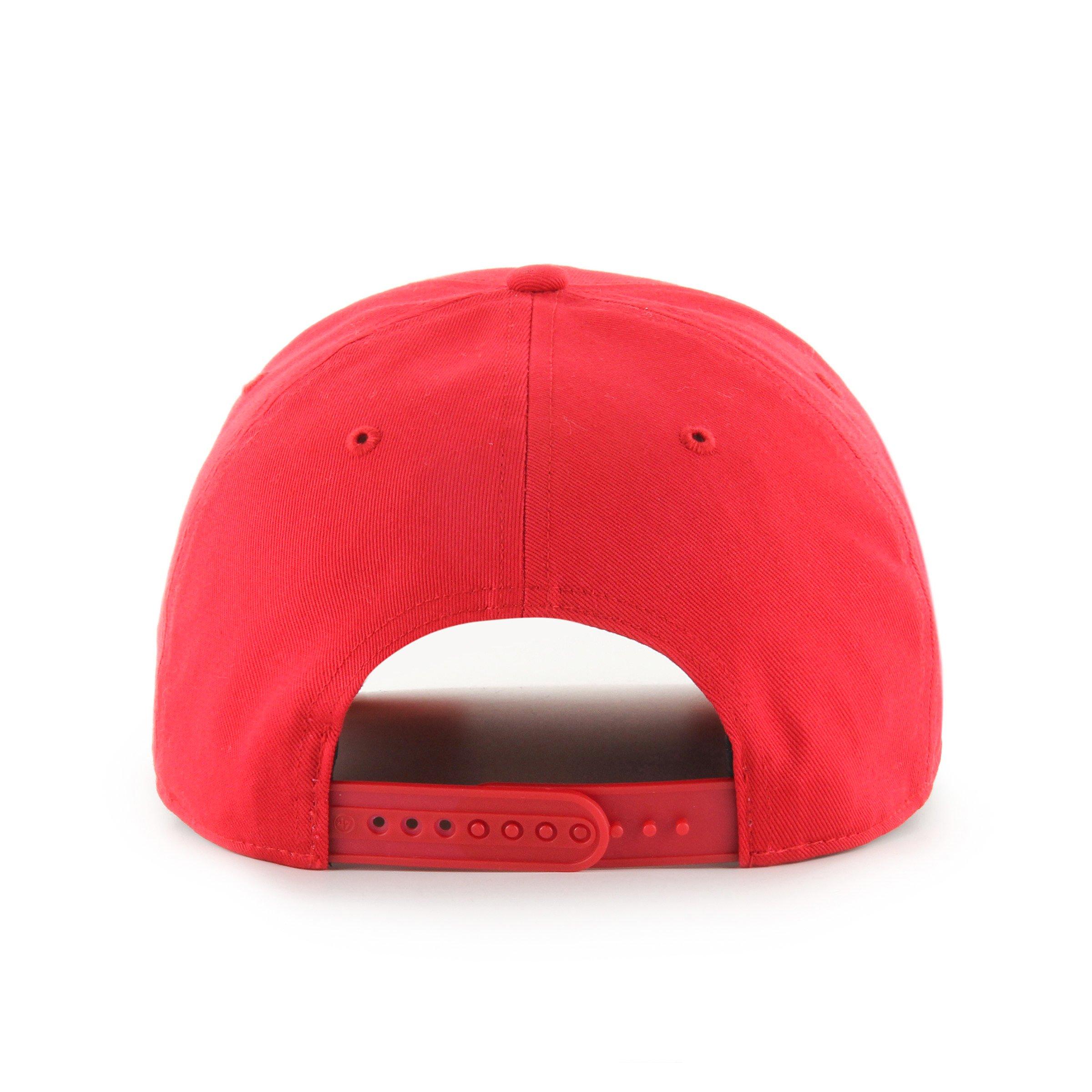 47 Kansas City Chiefs Overhand Hitch Snapback Hat - Red - RED Thumbnail View 3