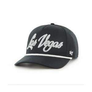 '47 Las Vegas Raiders Overhand Hitch Snapback Hat-Black