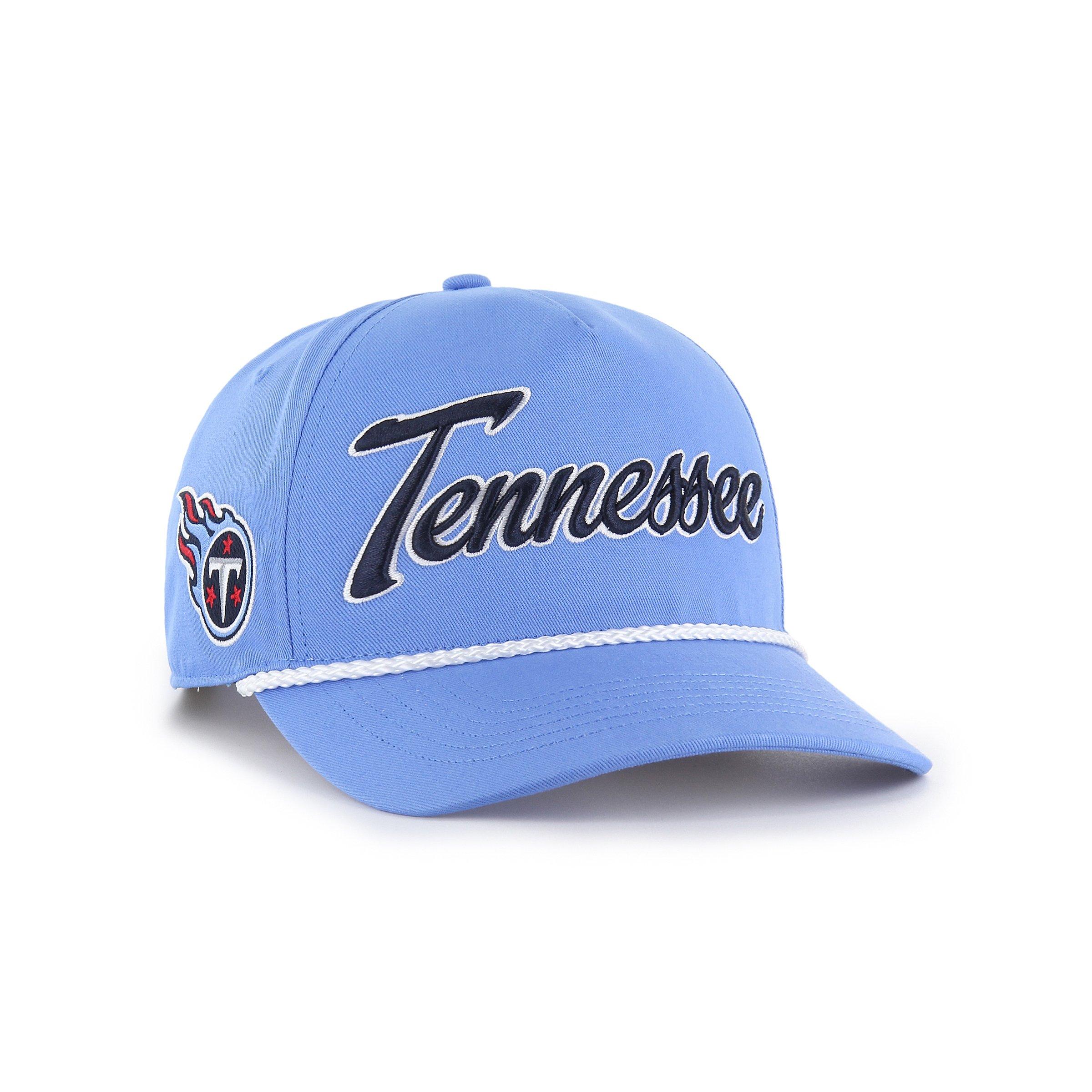 '47 Tennessee Titans Overhand Hitch Snapback Hat-Light Blue