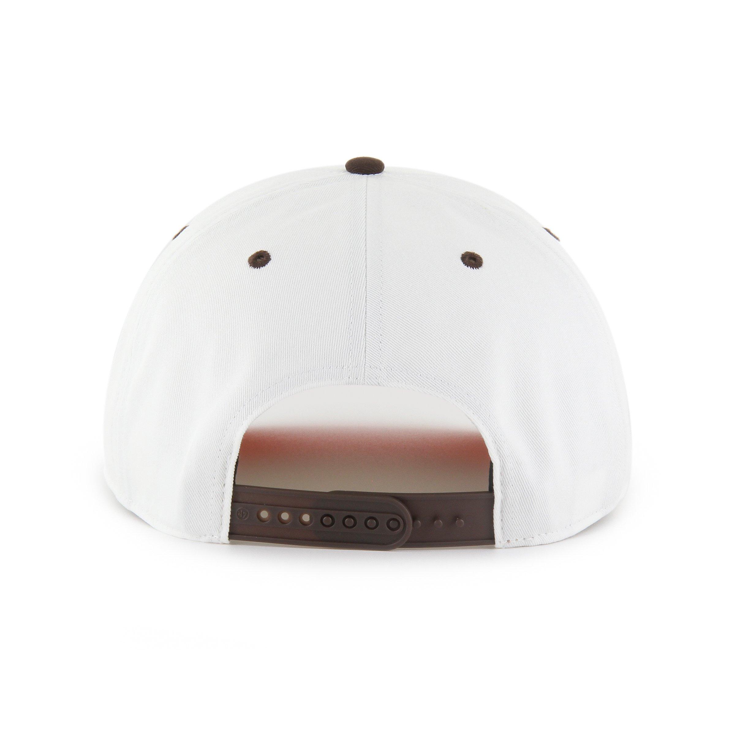 '47 Cleveland Browns Roscoe Hitch Snapback Cap-White