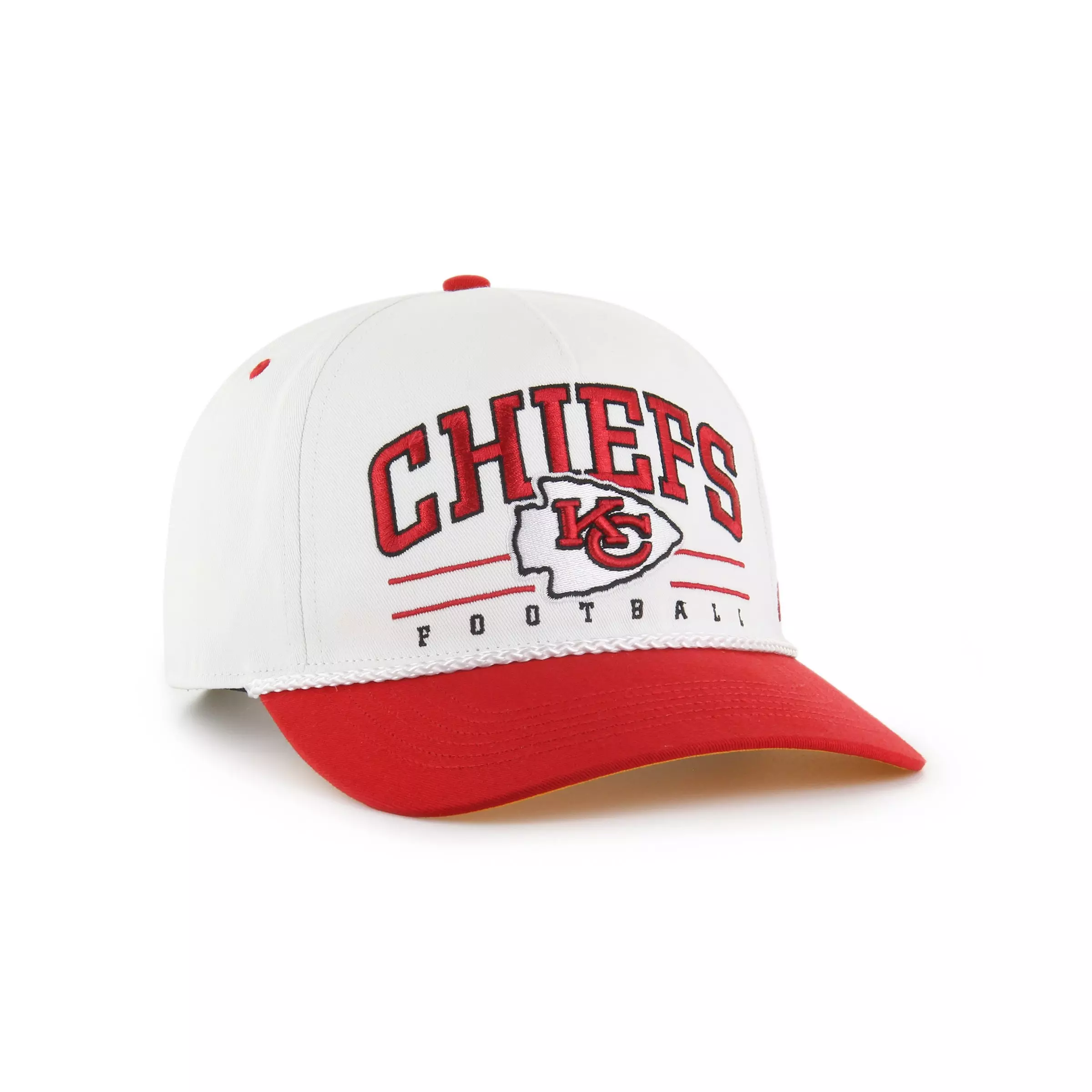 47 Kansas City Chiefs Roscoe Hitch Snapback Cap - White - WHITE