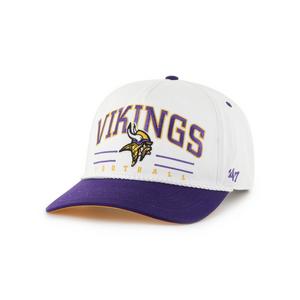 '47 Minnesota Vikings Roscoe Hitch Snapback Cap-White