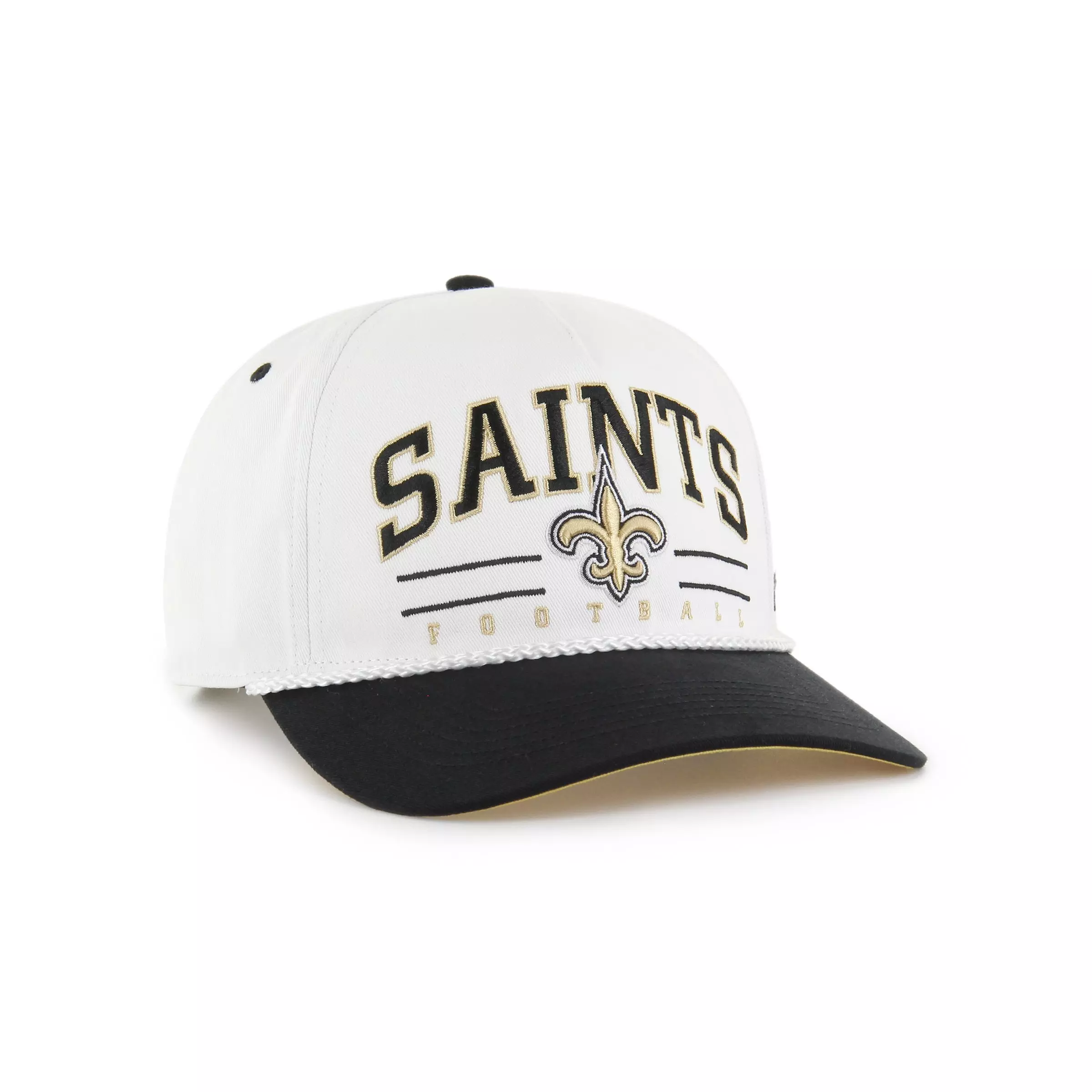 '47 New Orleans Saints Roscoe Hitch Snapback Cap-White - WHITE