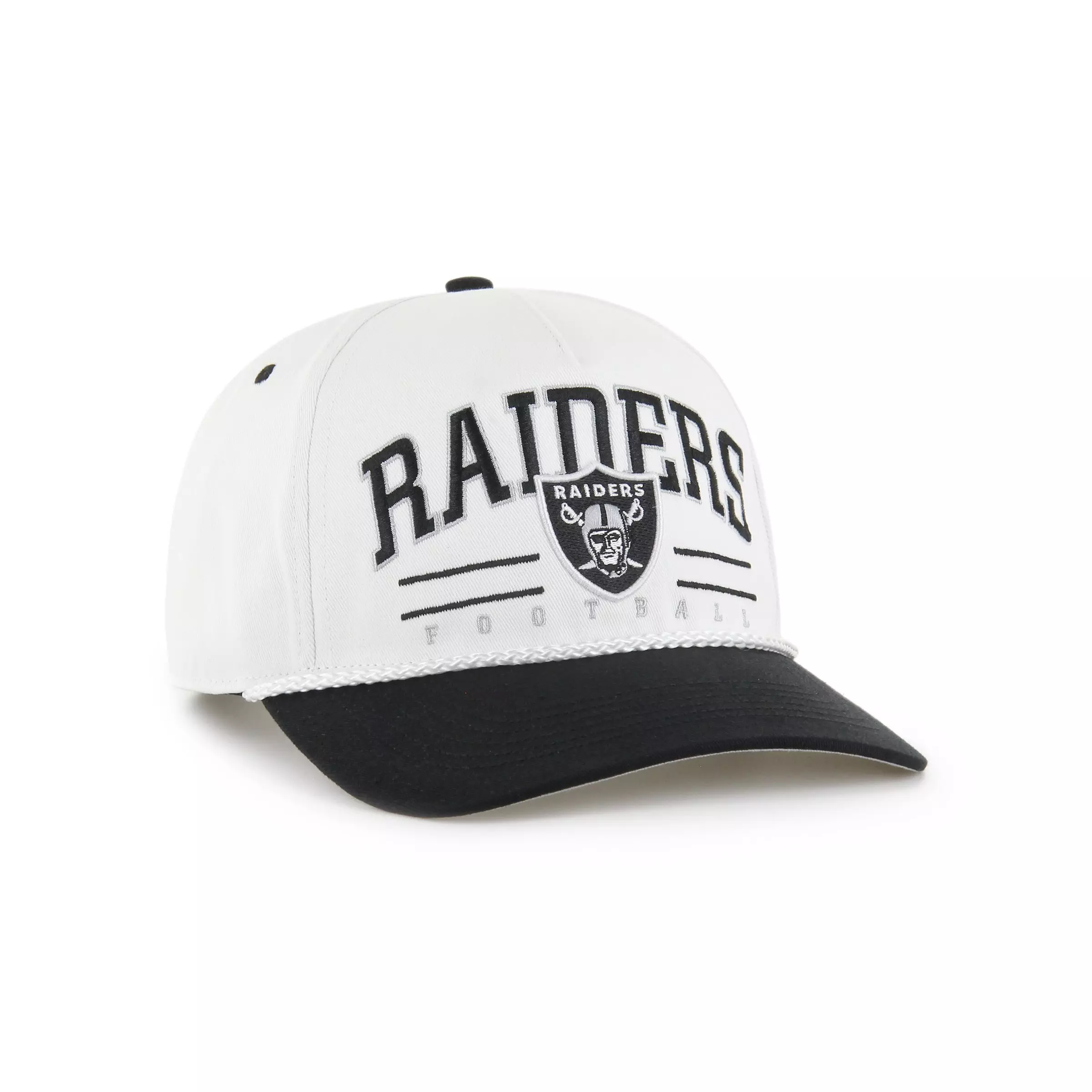 '47 Las Vegas Raiders Roscoe Hitch Snapback Cap-White - WHITE