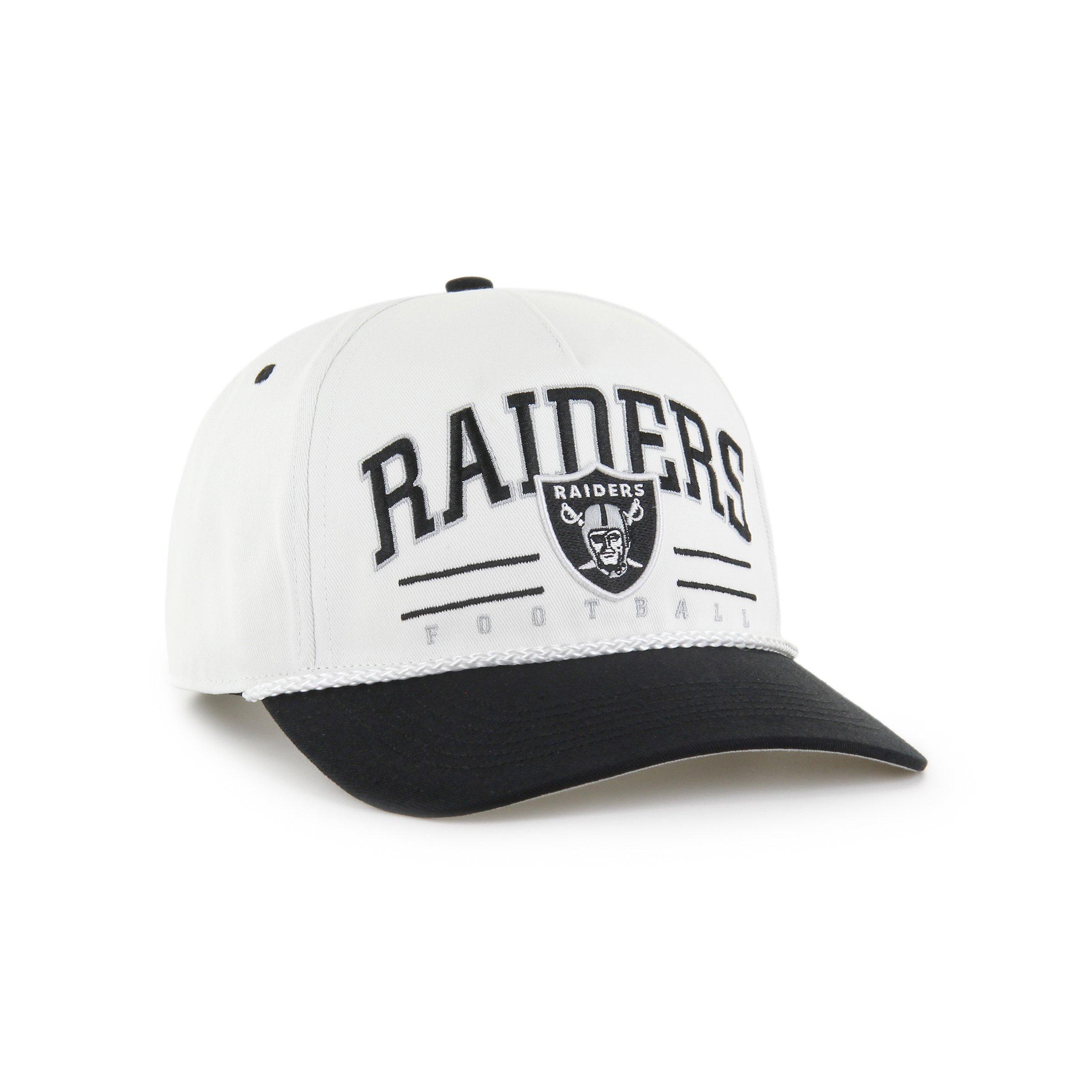 47 Las Vegas Raiders Roscoe Hitch White Snapback Cap