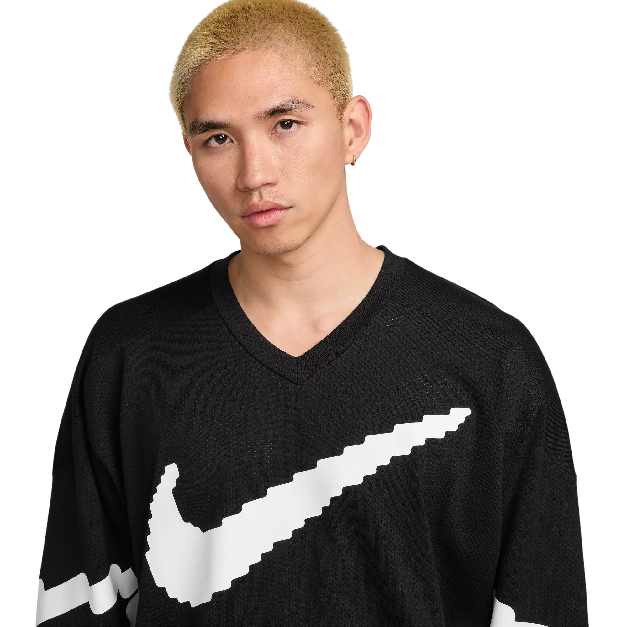 Nike Men's Sportswear Club Hockey Jersey - Black/White - BLACK/WHITE