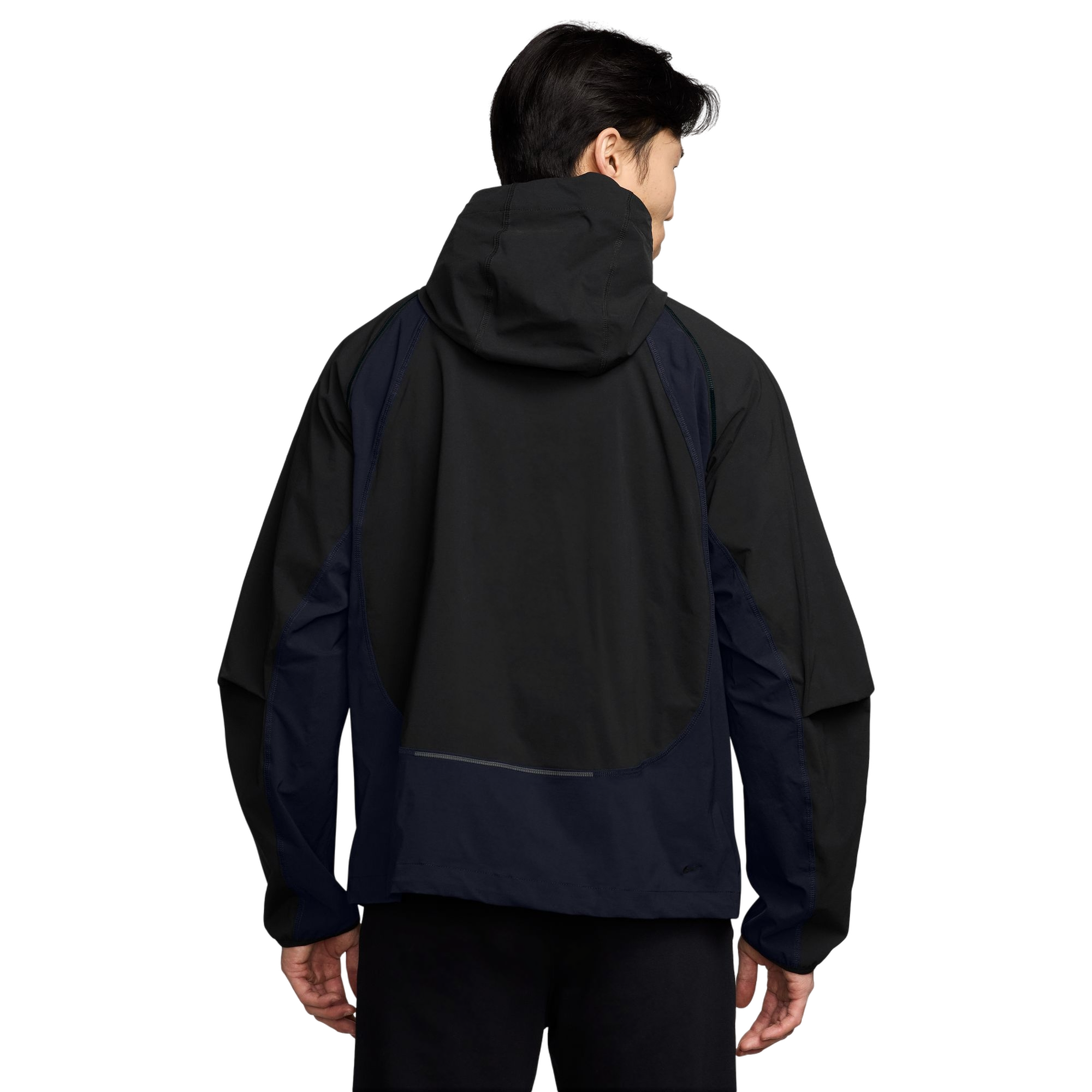 Nike Men's Tech Woven Full-Zip Jacket - BLACK Thumbnail View 2