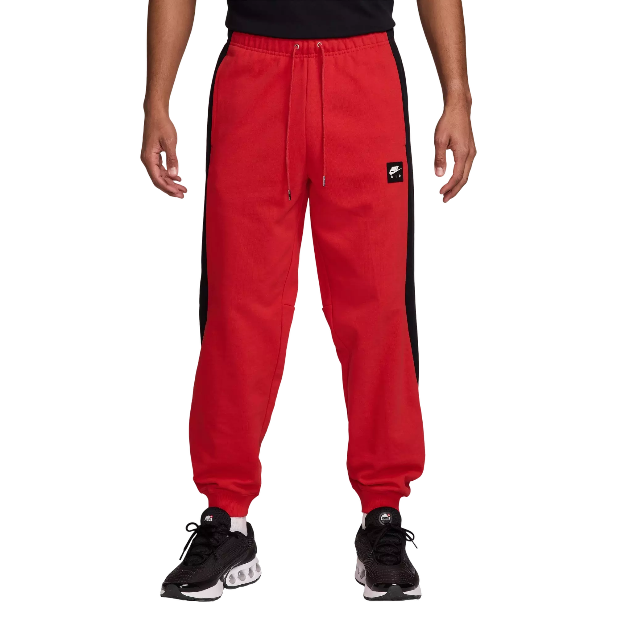Nike Men's Air Fleece Joggers - Red - RED