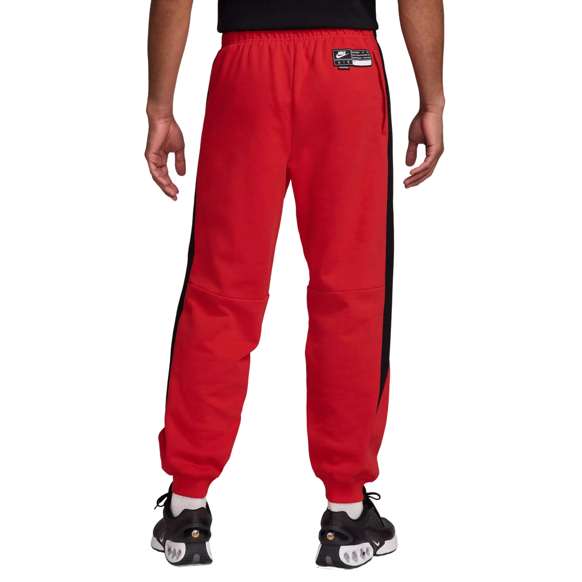 Nike Men's Air Fleece Joggers - Red - RED