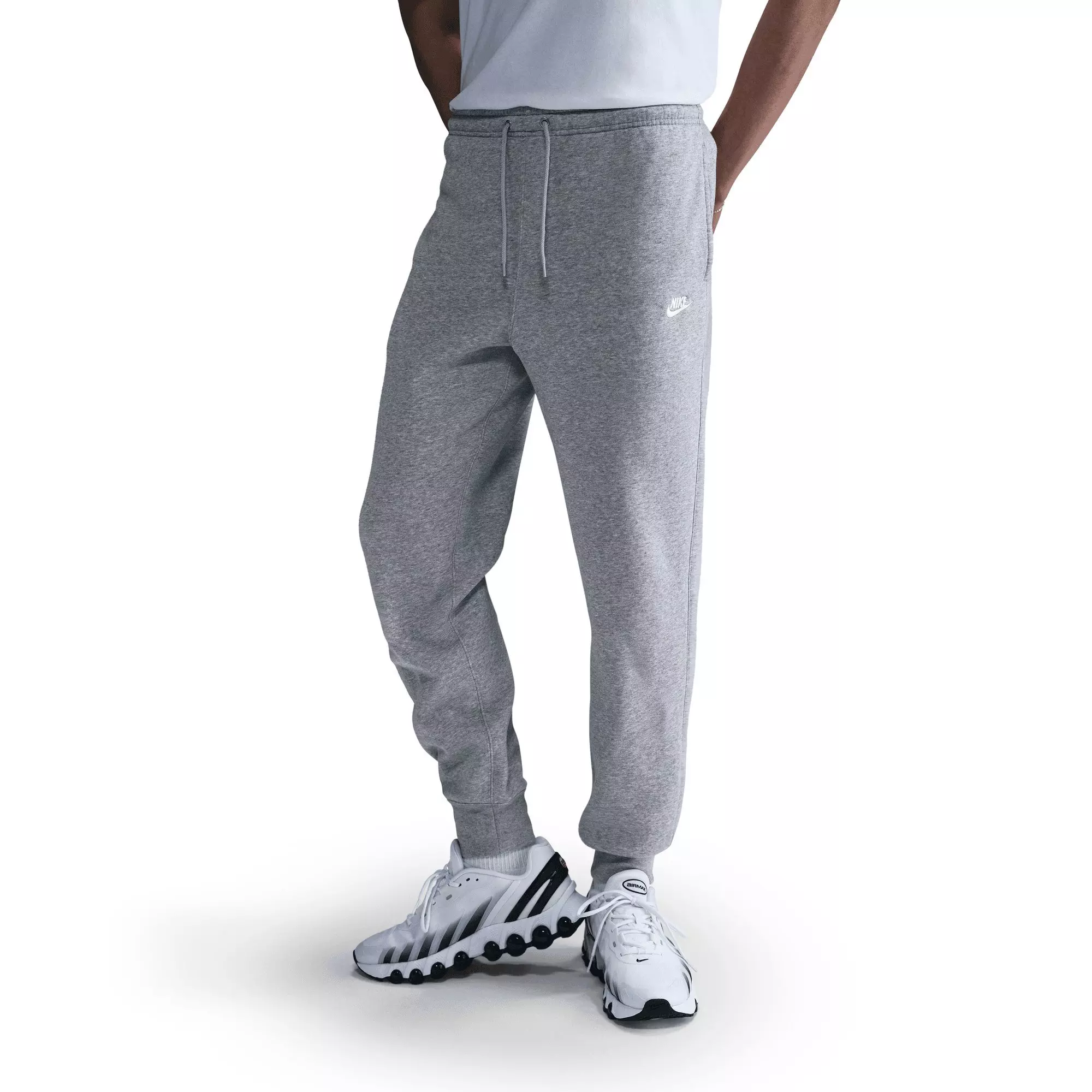 Nike Men's Club Joggers-Grey - GREY
