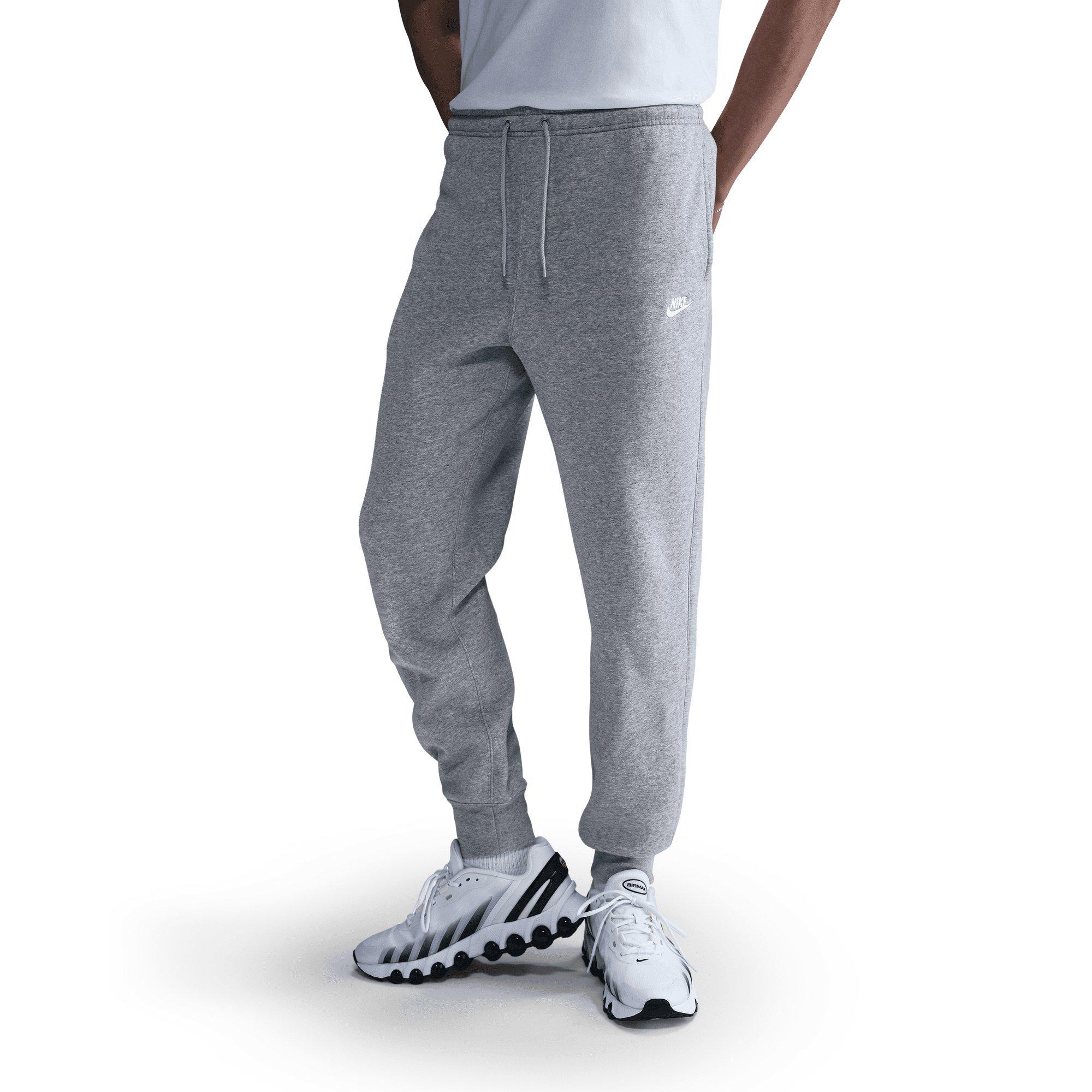 Nike Men's Club Joggers - Grey - GREY Thumbnail View 3