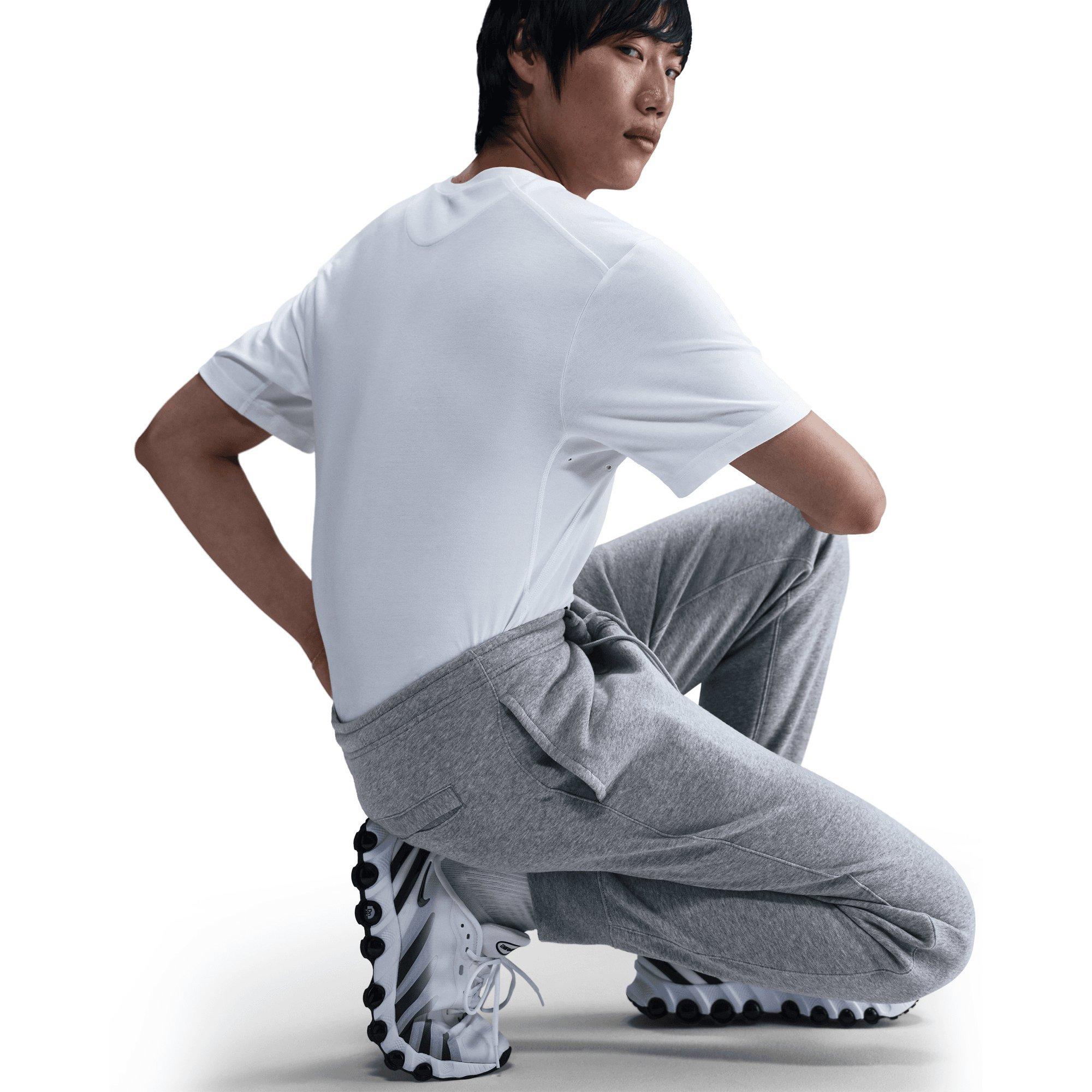 Nike Men's Club Joggers - Grey - GREY Thumbnail View 5