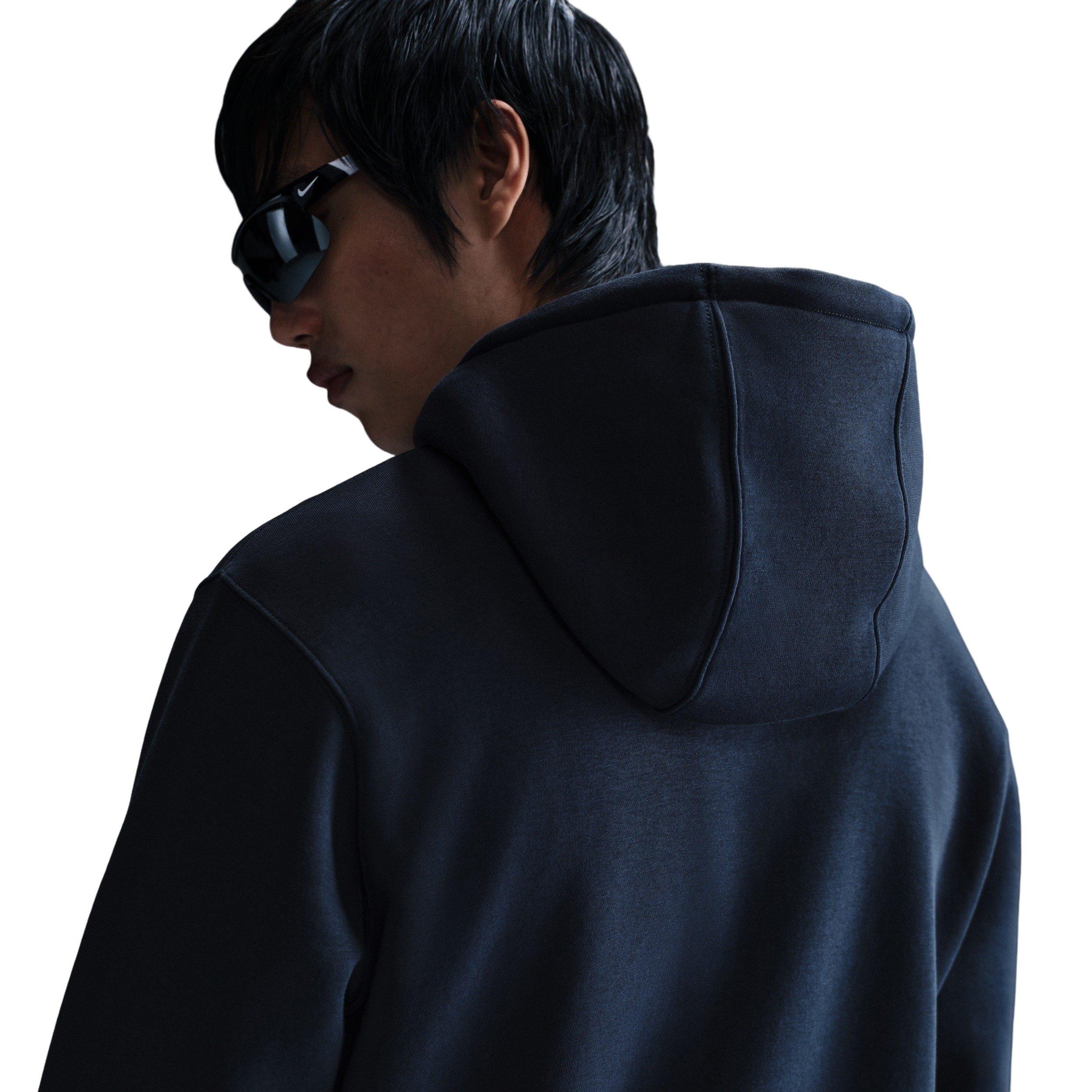 Nike Men's Club Full-Zip Fleece Jacket - Navy - NAVY Thumbnail View 2