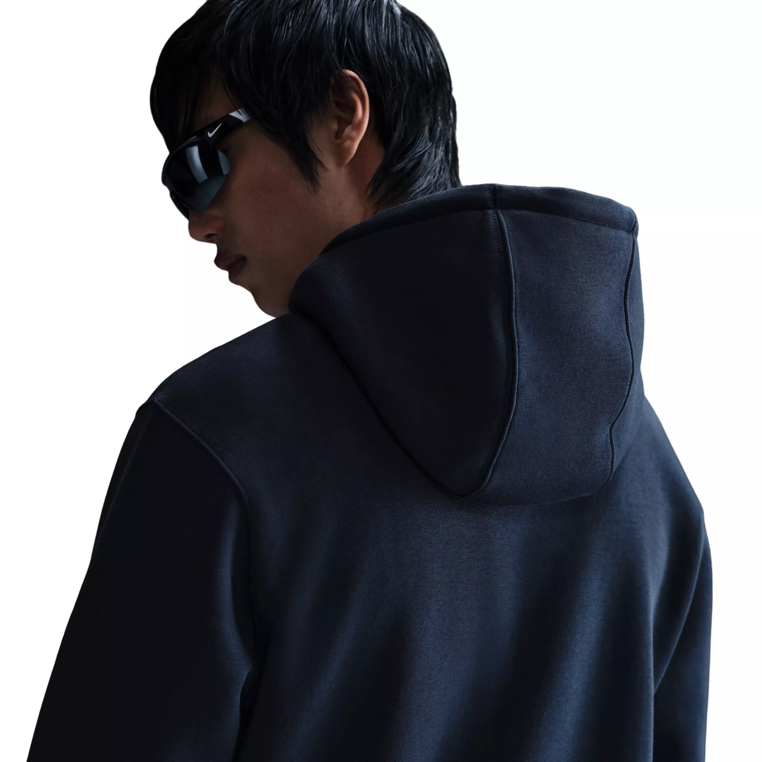 Nike Men's Club Full-Zip Fleece Jacket - Navy - NAVY