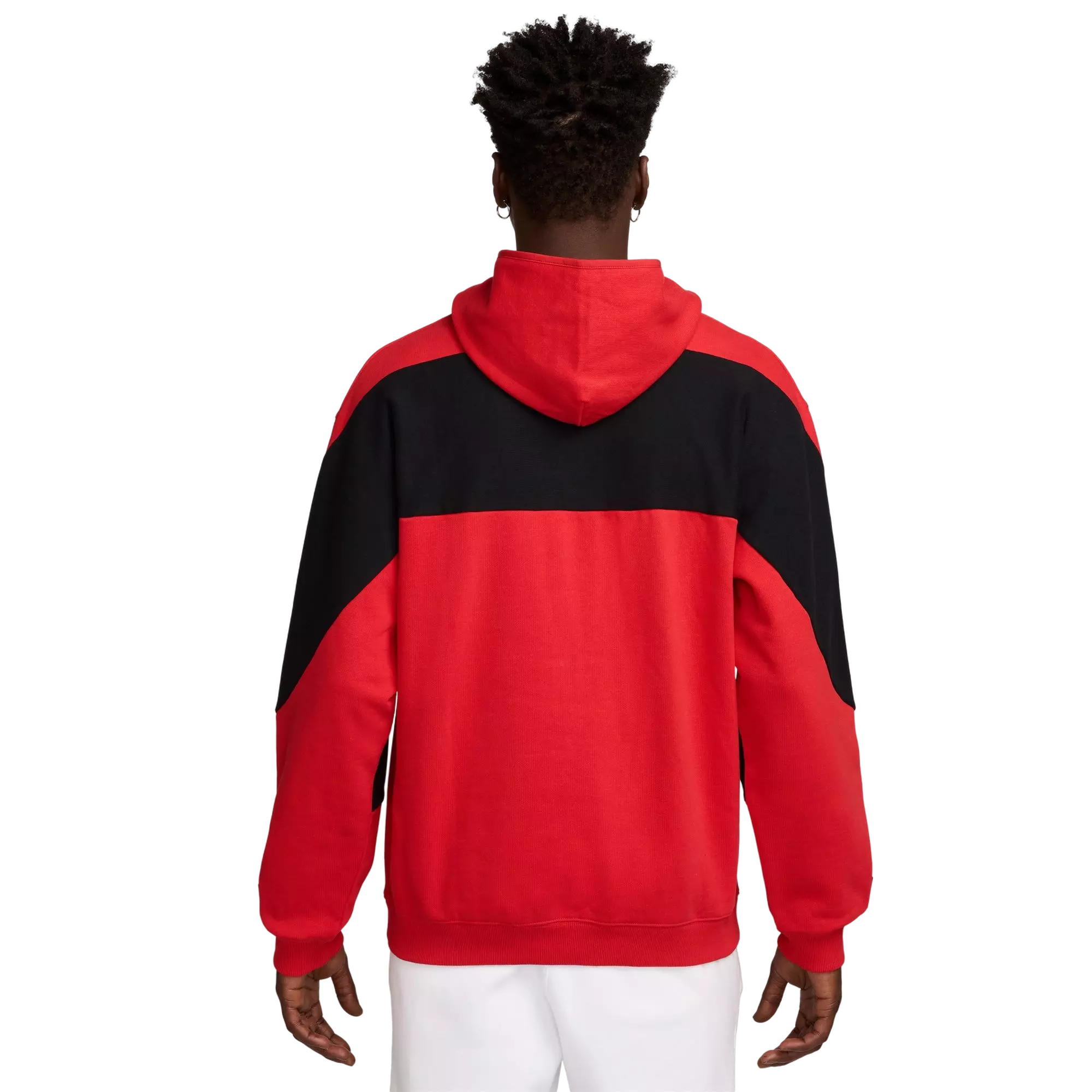 Nike Men's Air Fleece Pullover Hoodie - RED