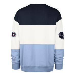 '47 Tennessee Titans Maximalist Crew Fleece Sweater-Navy