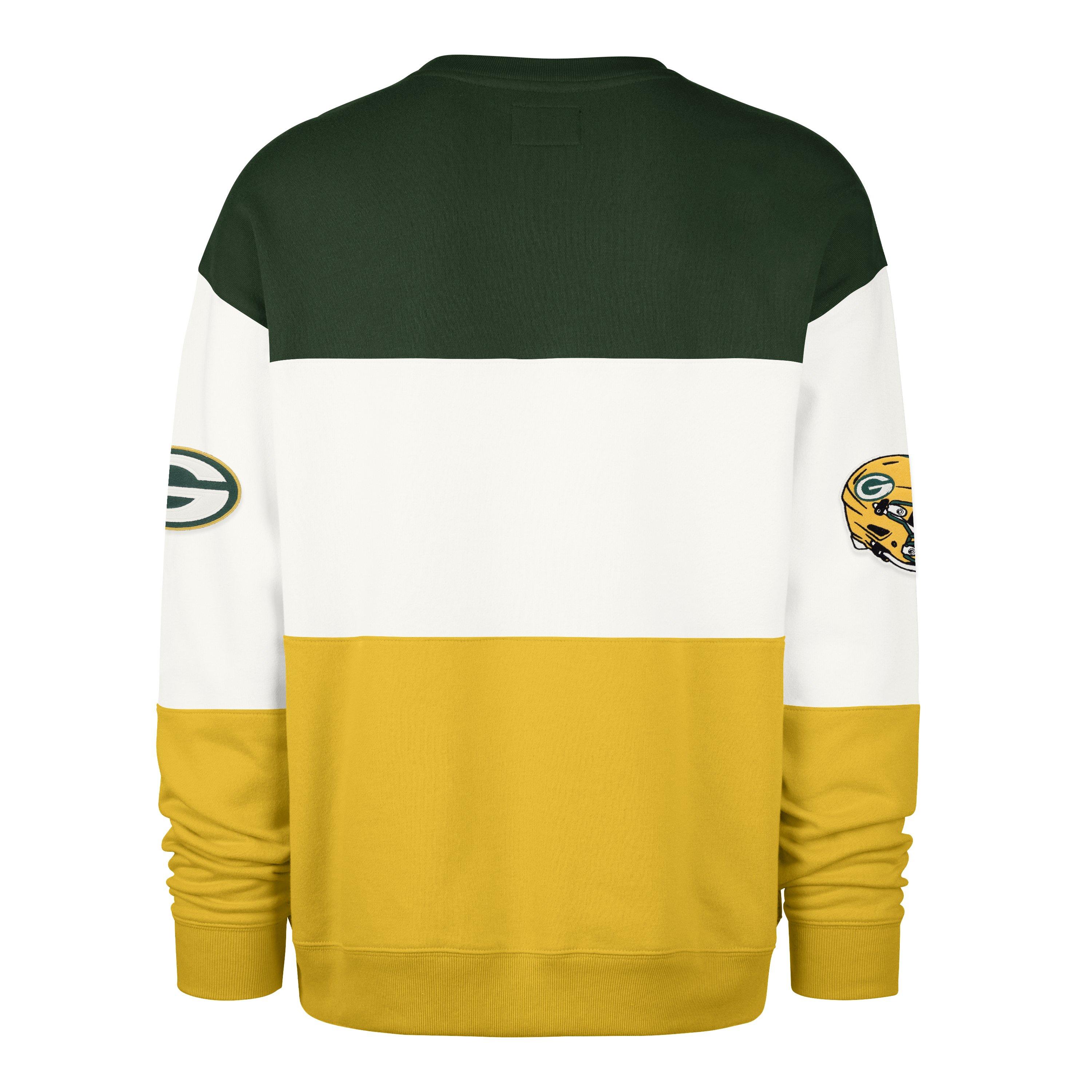 47 Green Bay Packers Maximalist Crew Fleece Sweater - Green - GREEN Thumbnail View 2