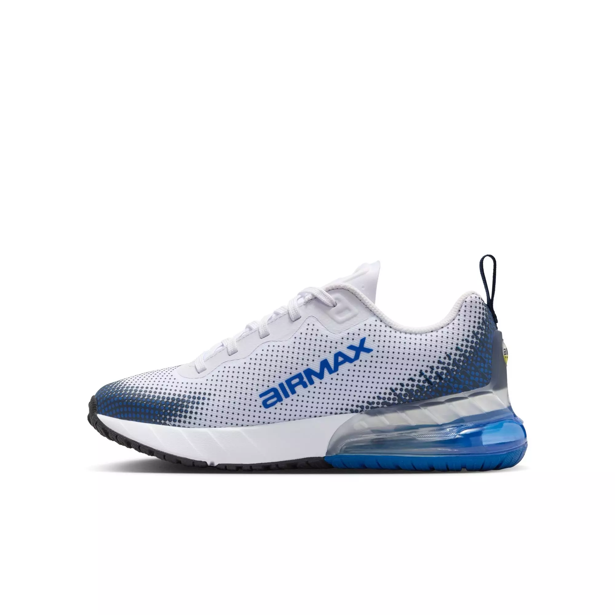 Nike Air Max Phoenix "White/Game Royal/Obsidian/Cyber" Grade School Boys' Shoe - WHITE/BLUE