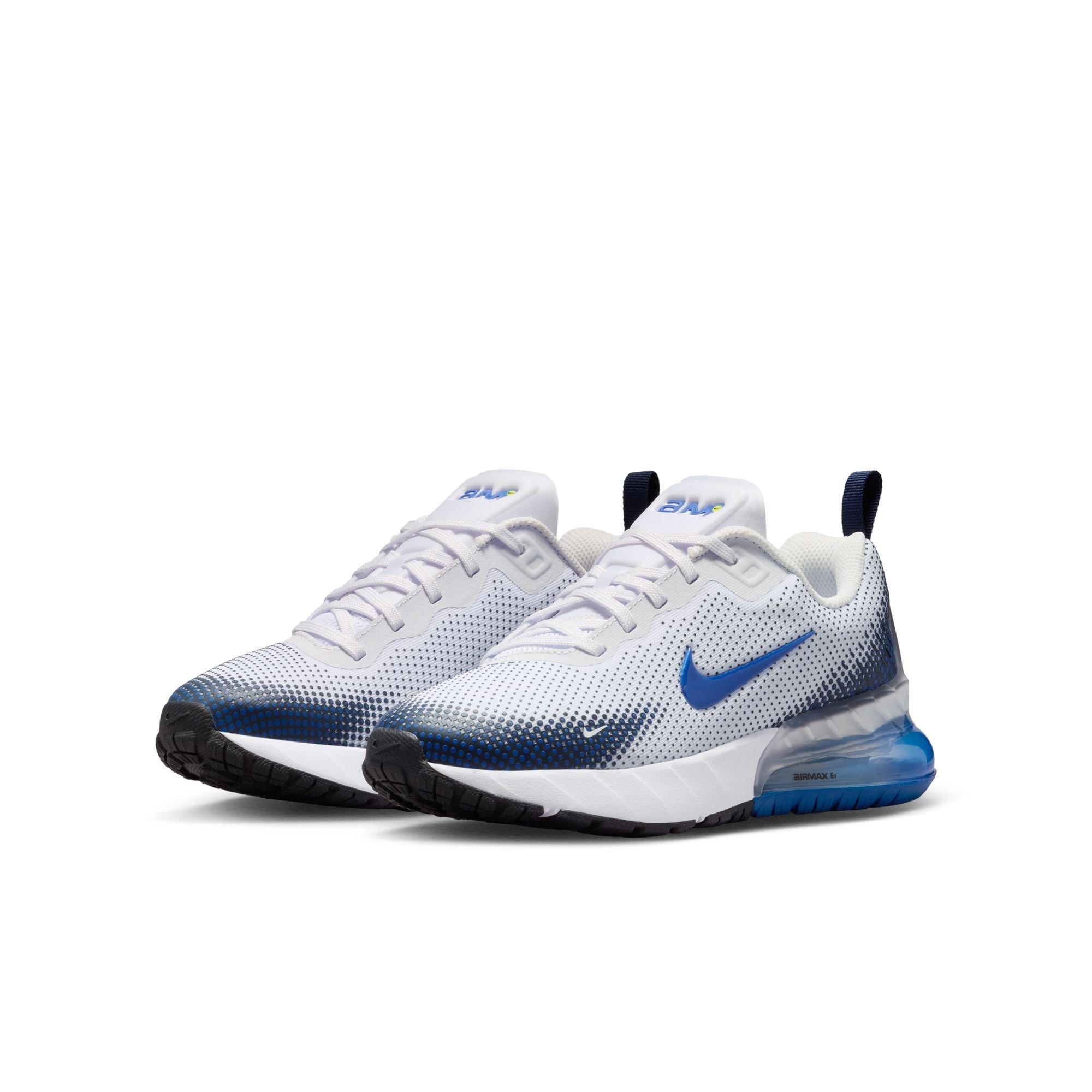 Nike Air Max Phoenix Grade School Boys' "White/Game Royal/Obsidian/Cyber" Shoe