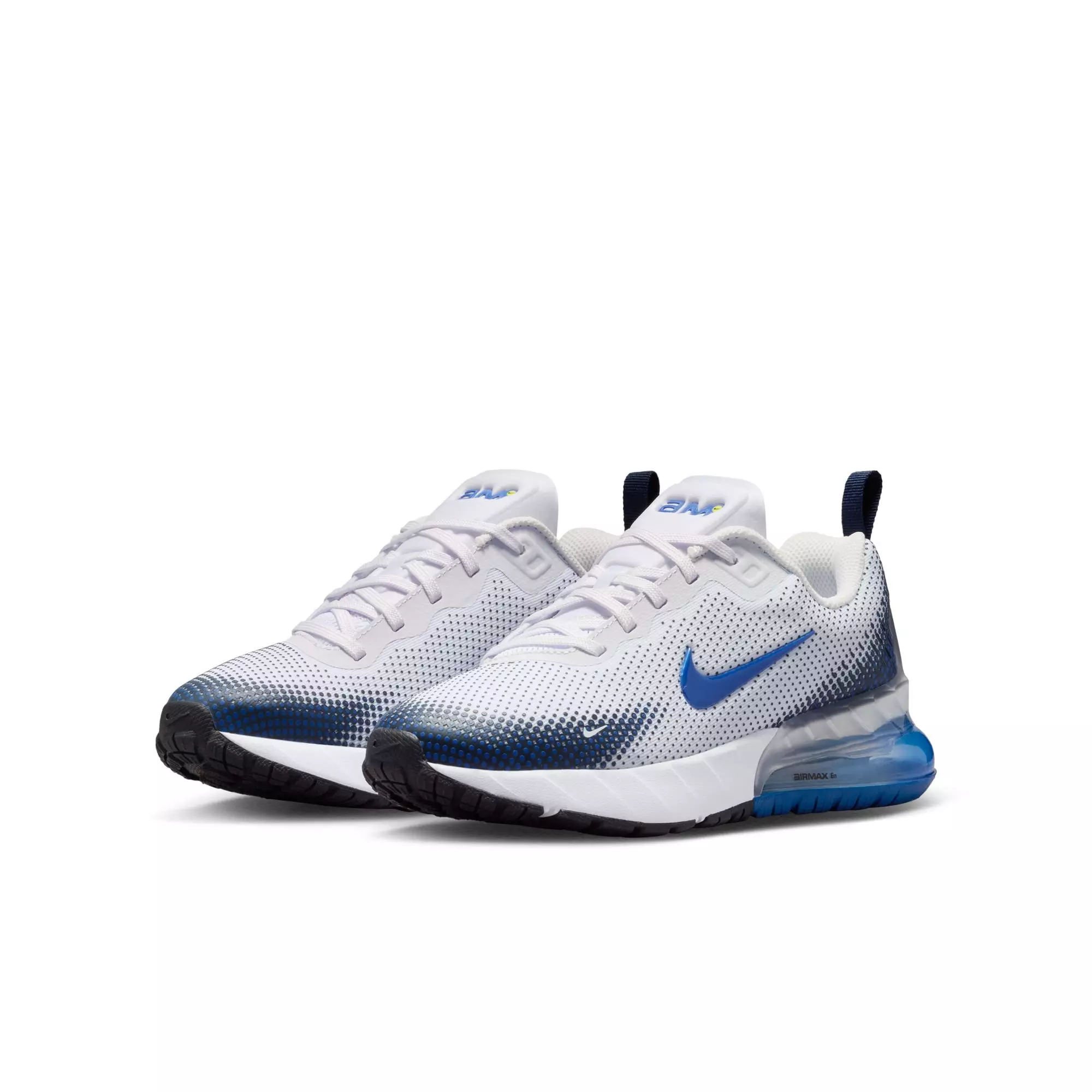 Nike Air Max Phoenix "White/Game Royal/Obsidian/Cyber" Grade School Boys' Shoe - WHITE/BLUE