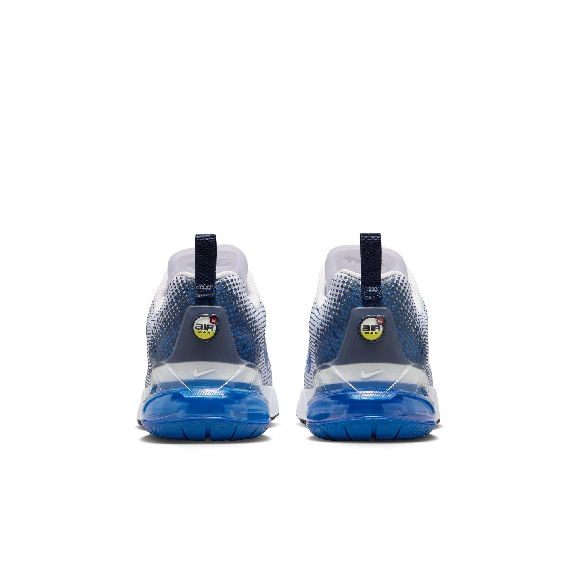 Nike Air Max Phoenix Grade School Boys' "White/Game Royal/Obsidian/Cyber" Shoe