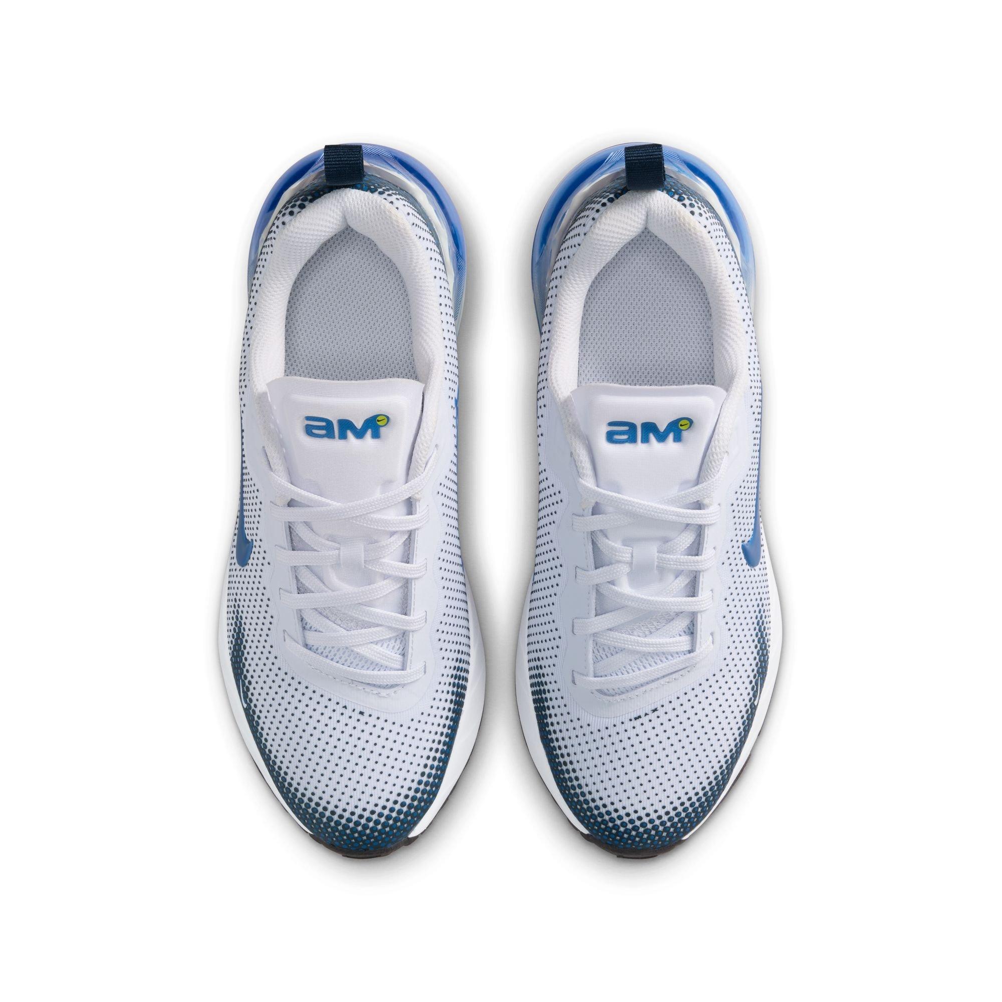 Nike Air Max Phoenix Grade School Boys' "White/Game Royal/Obsidian/Cyber" Shoe