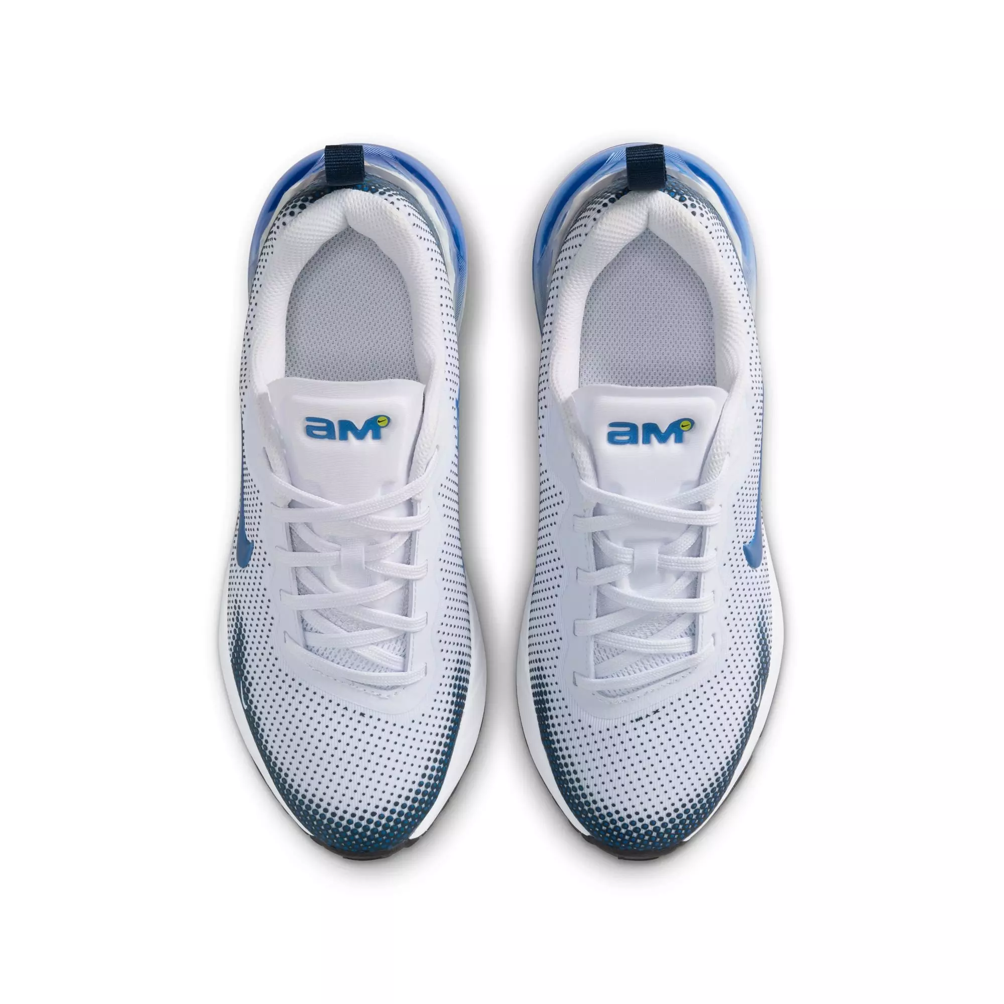 Nike Air Max Phoenix "White/Game Royal/Obsidian/Cyber" Grade School Boys' Shoe - WHITE/BLUE