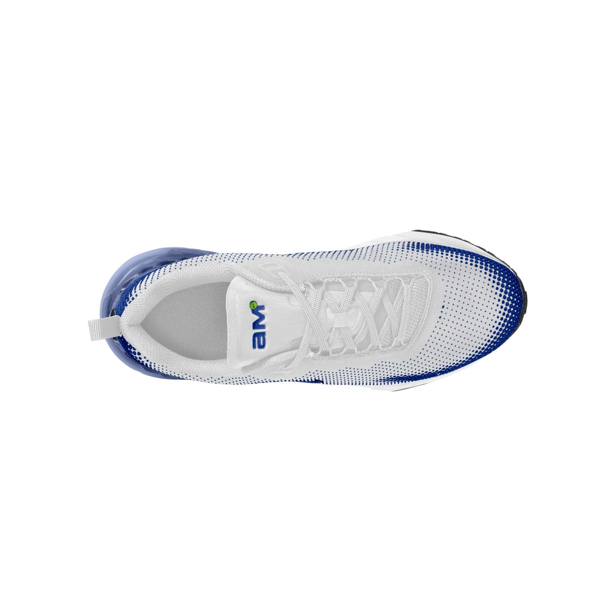 Nike Air Max Phoenix Grade School Boys' "White/Game Royal/Obsidian/Cyber" Shoe