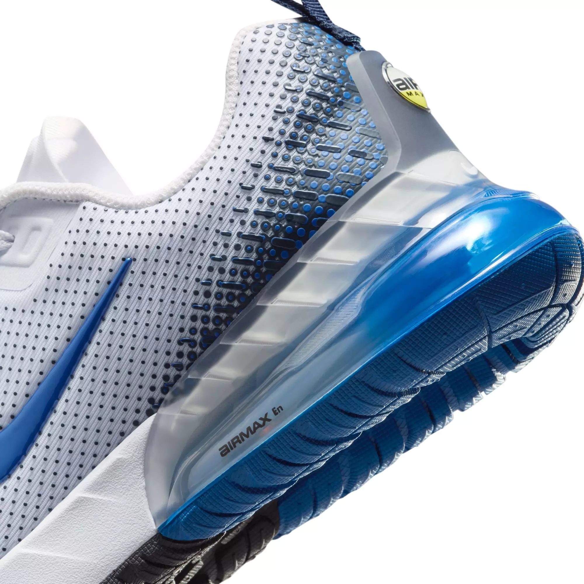 Nike Air Max Phoenix "White/Game Royal/Obsidian/Cyber" Grade School Boys' Shoe - WHITE/BLUE