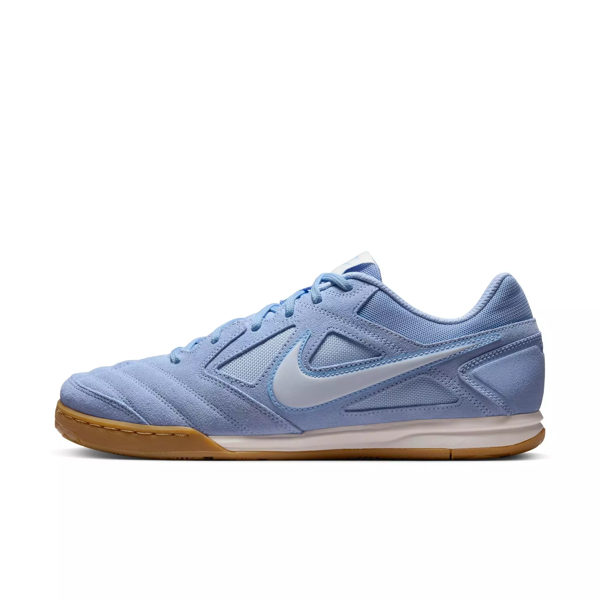 Nike Gato "Aluminum/Palest Purple/Gum Light Brown" Men's Shoe - BLUE