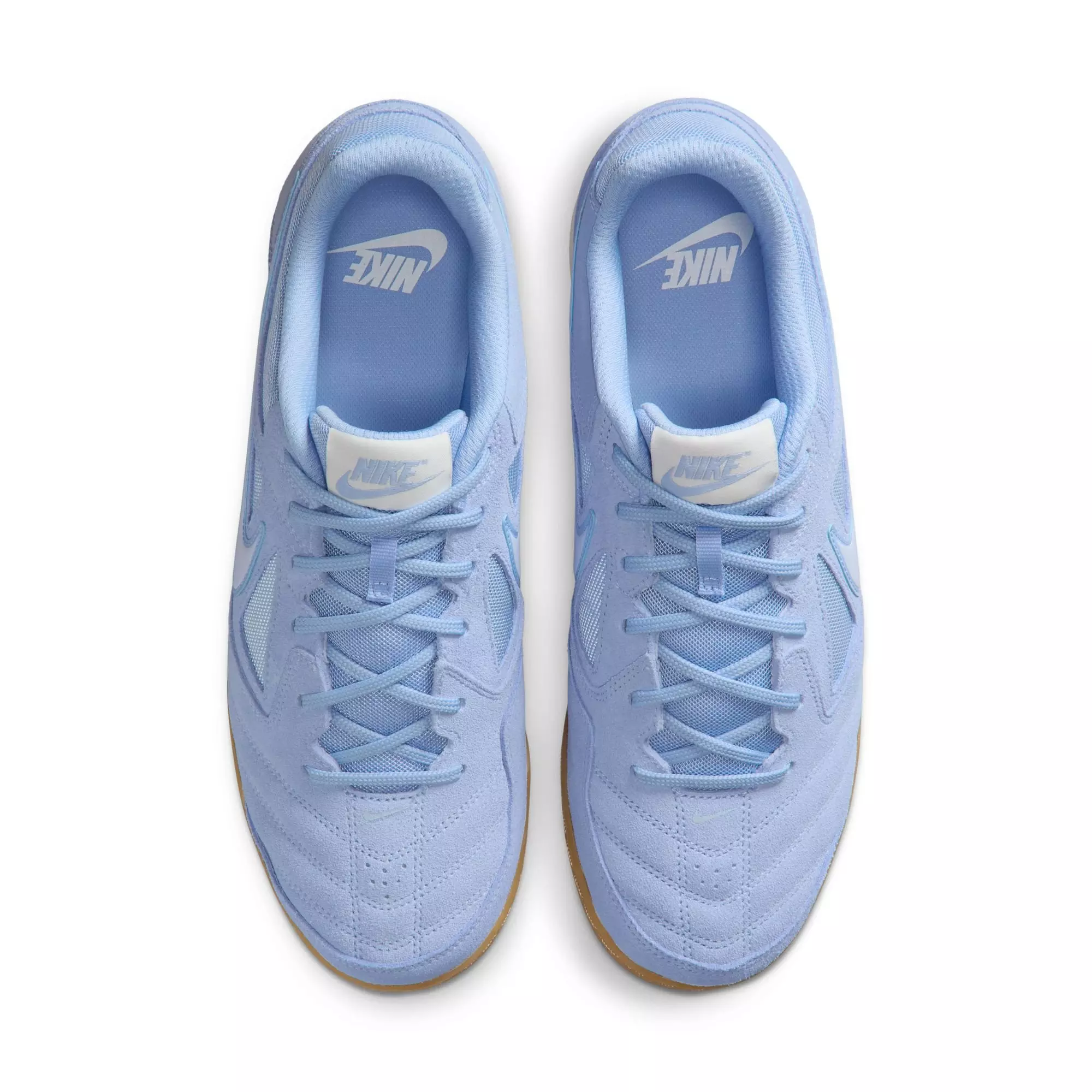 Nike Gato "Aluminum/Palest Purple/Gum Light Brown" Men's Shoe - BLUE