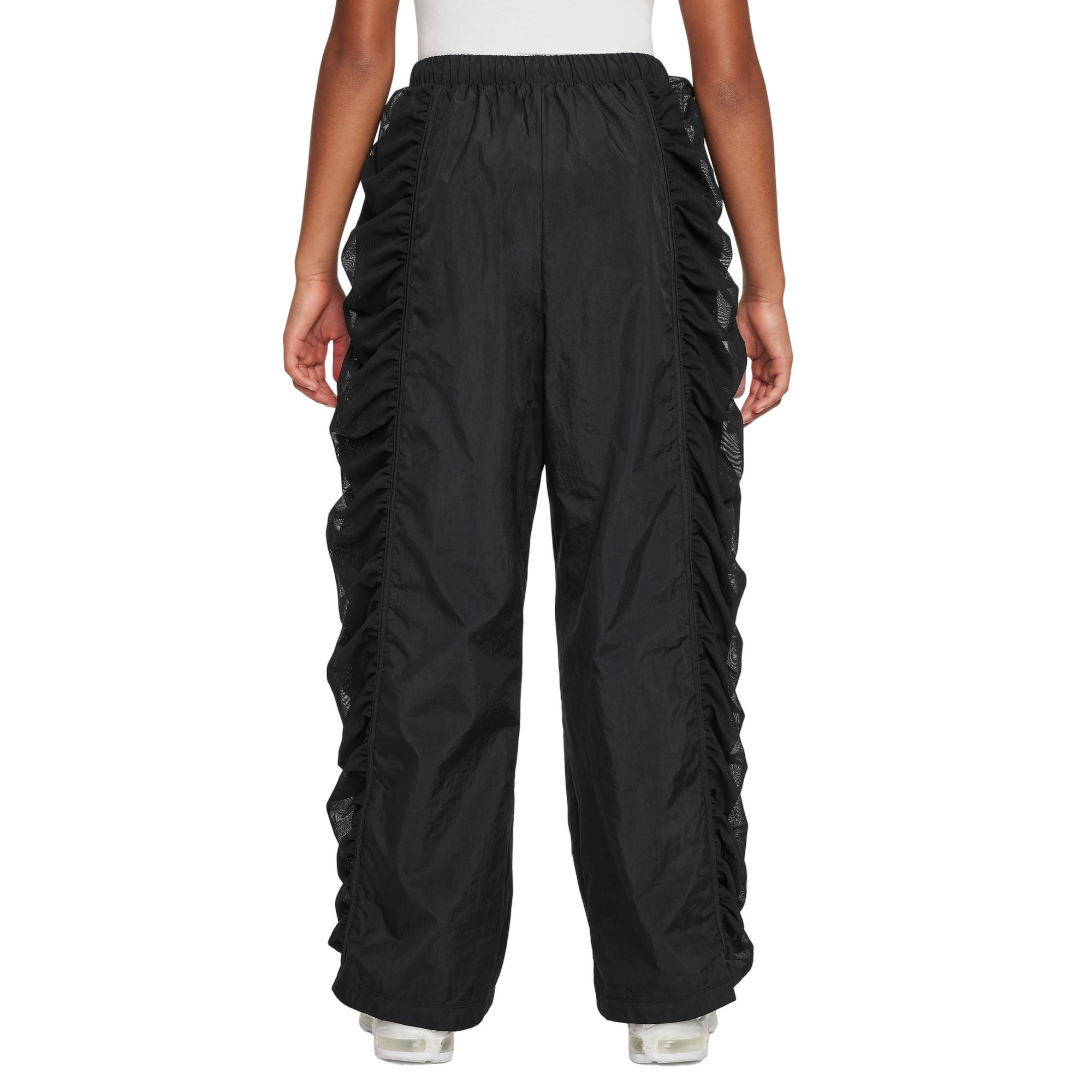Nike Big Girls' Sportswear Woven Pants - Black - BLACK Thumbnail View 2