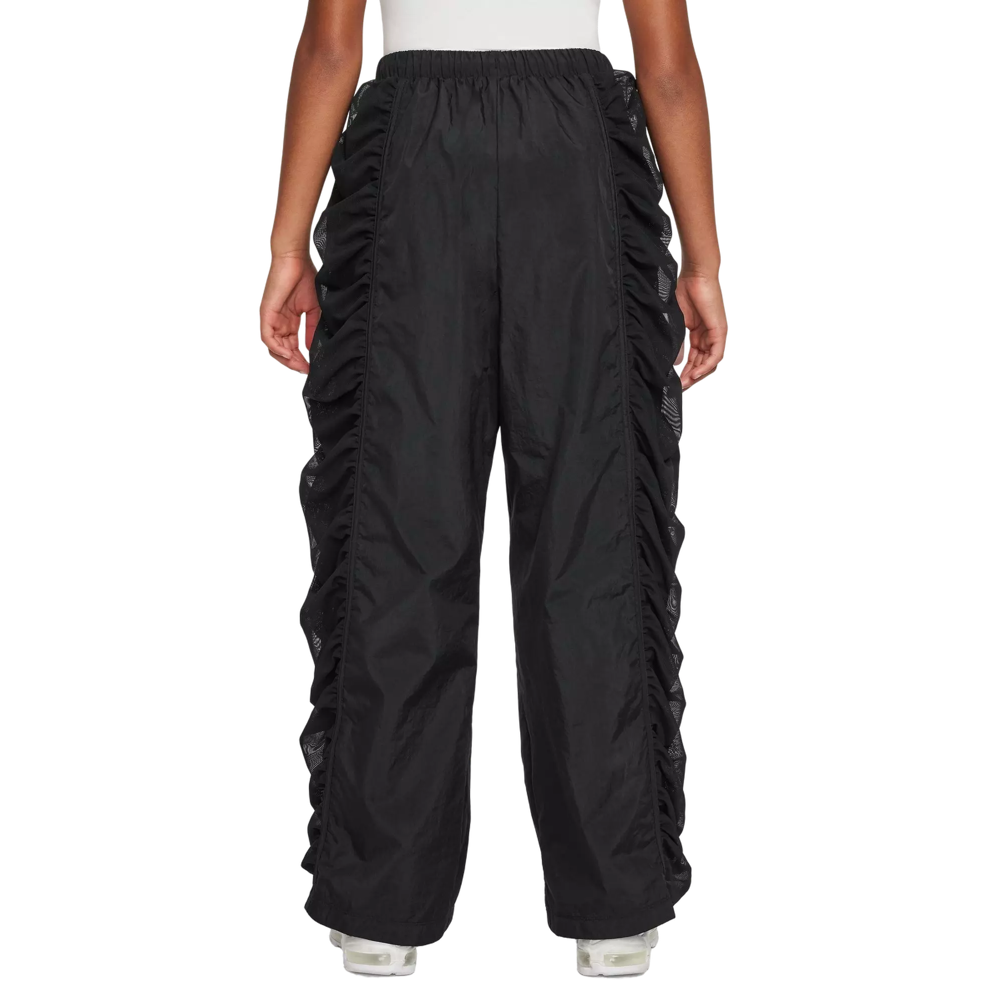 Nike Big Girls' Sportswear Woven Pants - BLACK