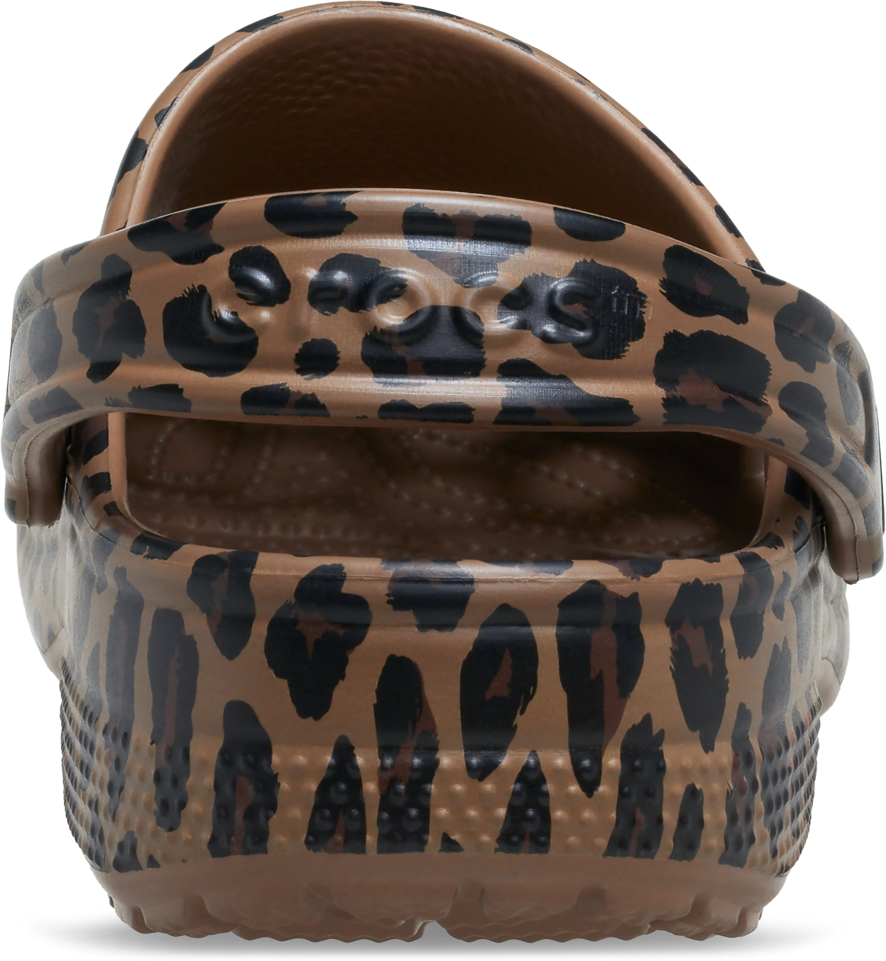 Crocs Classic "Leopard Print" Women's Clog - BLACK/BROWN