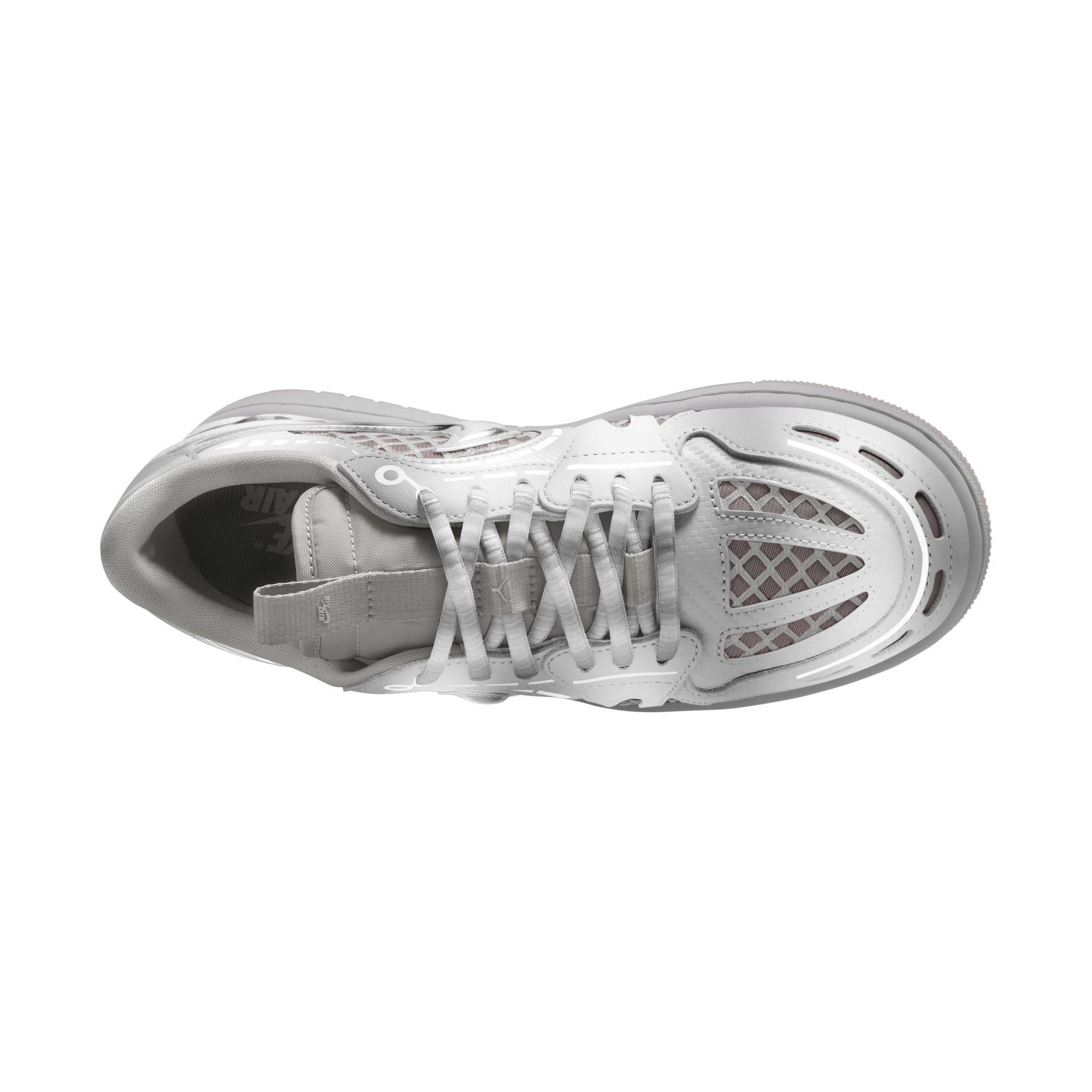Jordan 1 Low Method of Make "Neutral Grey/Metallic Silver/White" Women's Shoe - SILVER Thumbnail View 8