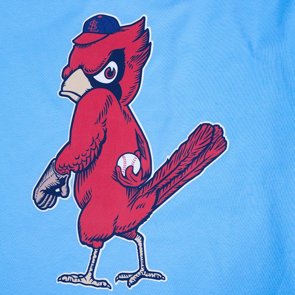 Pro Standard Men's St. Louis Cardinals License Plate Short Sleeve Tee-Light Blue - LT BLUE Thumbnail View 8