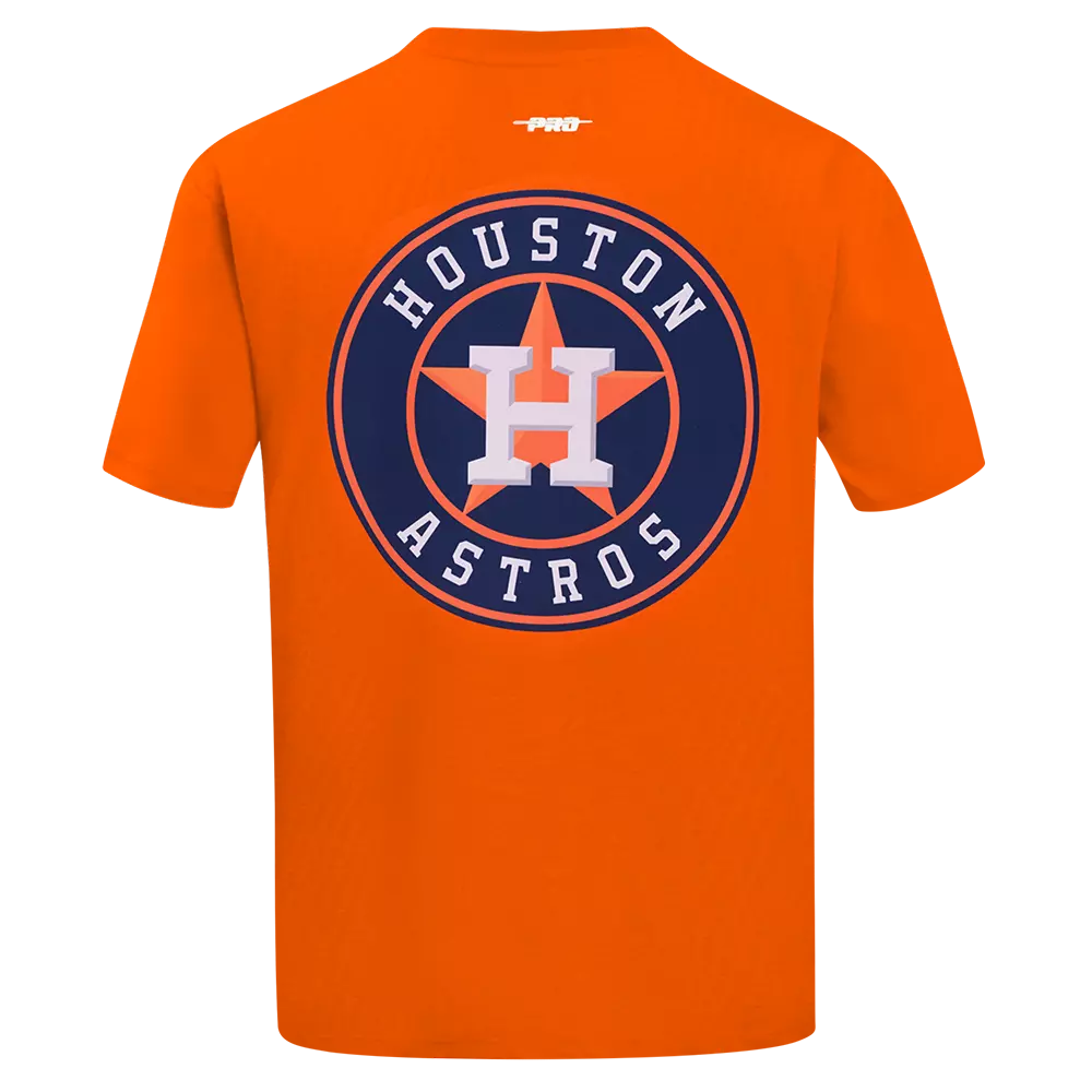 Pro Standard Houston Astros License Plate Short Sleeve Tee-Orange - ORANGE