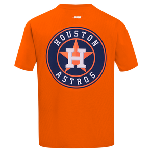 Pro Standard Houston Astros License Plate Short Sleeve Tee-Orange