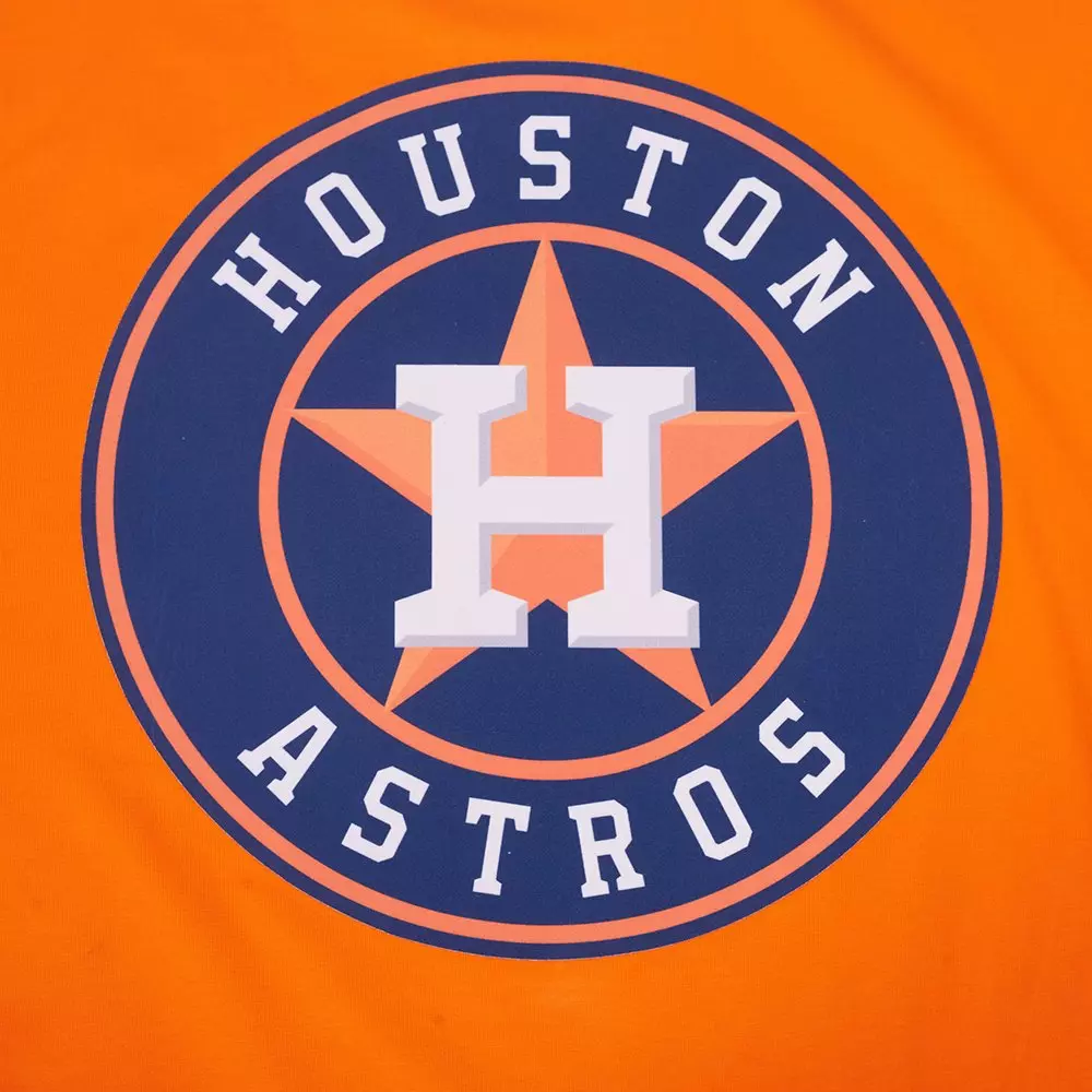 Pro Standard Houston Astros License Plate Short Sleeve Tee-Orange - ORANGE
