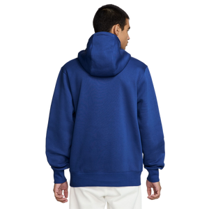 Nike Men's Club Pull-Over Fleece Hoodie-Royal
