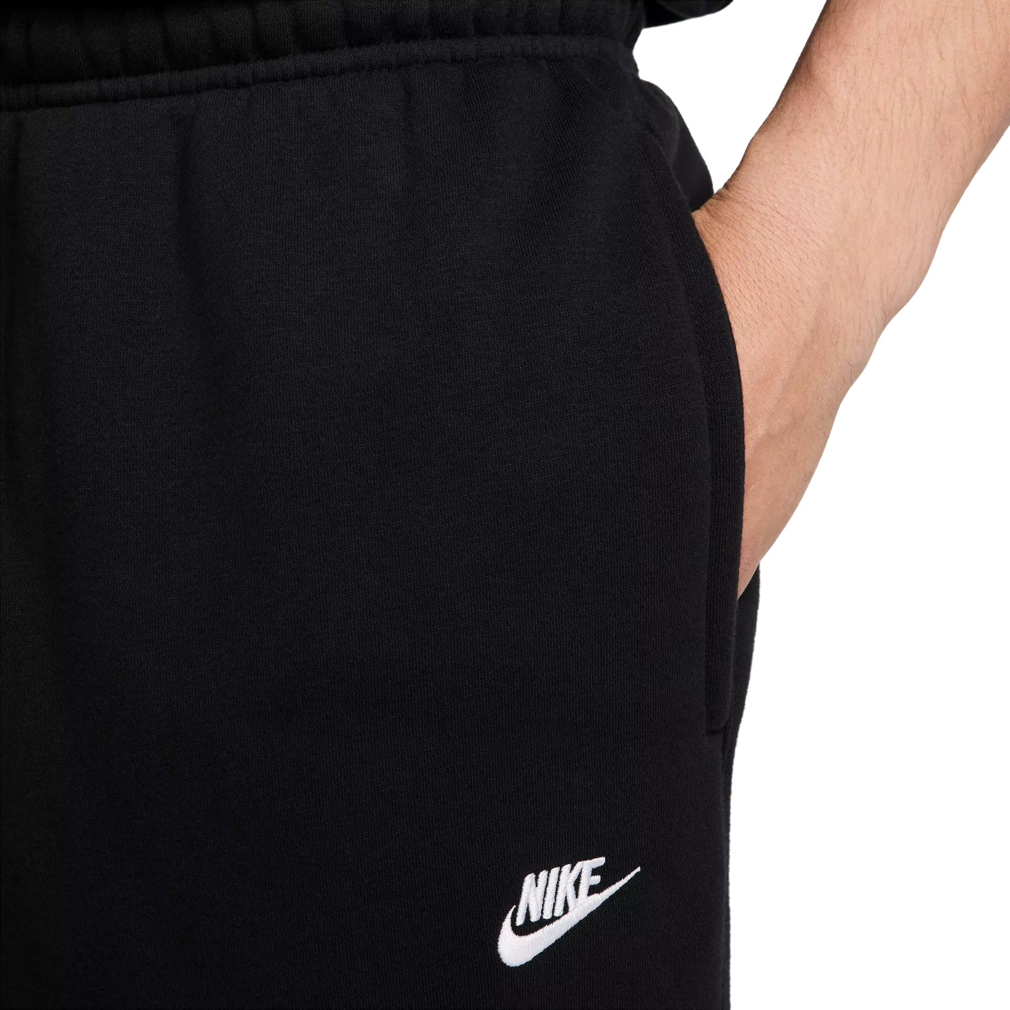 Nike Men's Club Fleece Cargo Pants - BLACK