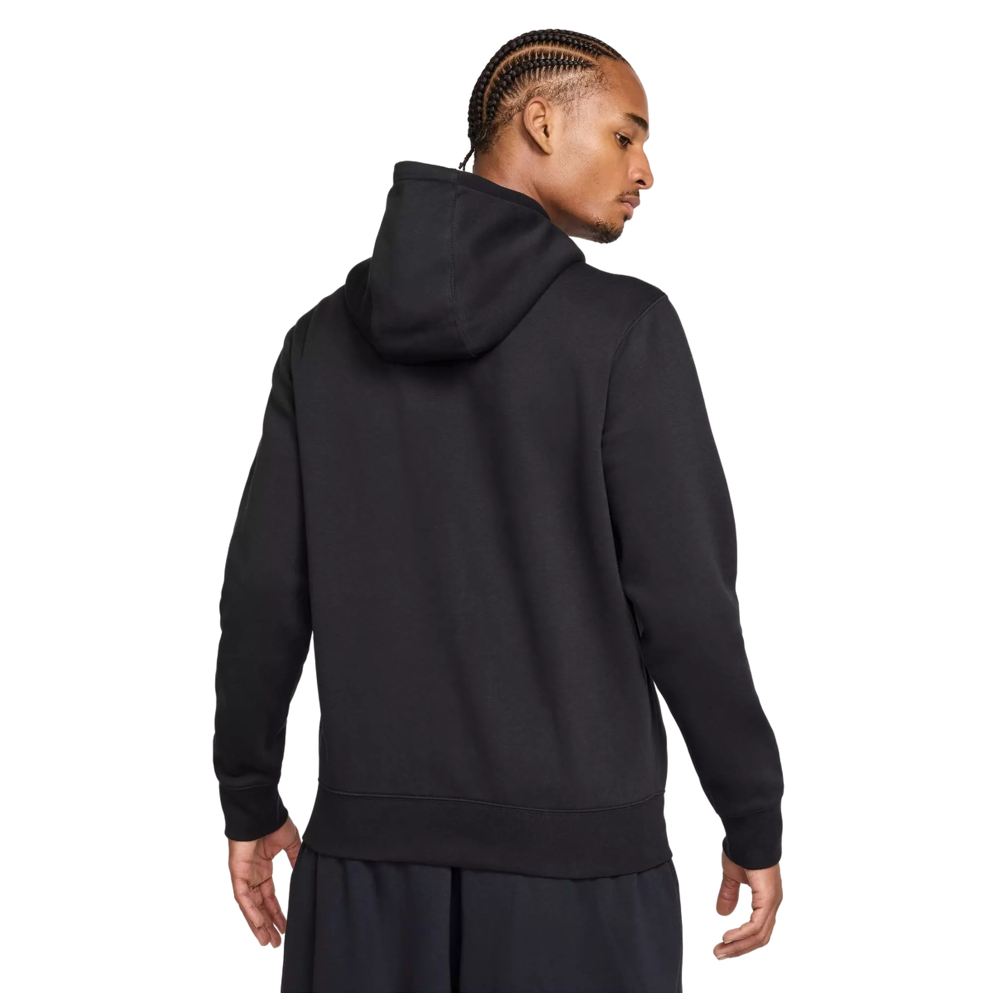 Nike Men's Club Full-Zip Fleece Jacket - BLACK