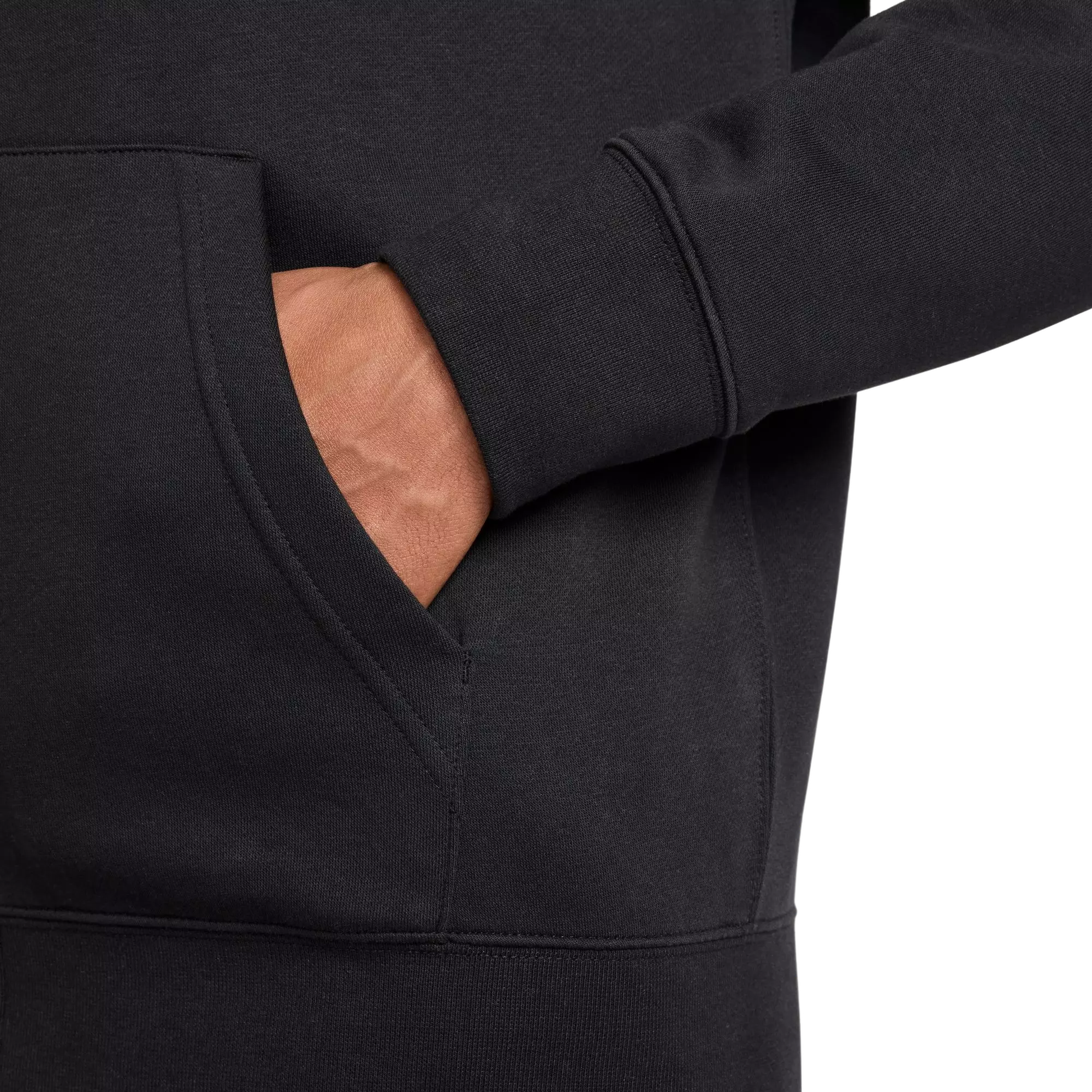 Nike Men's Club Fleece Jacket - BLACK