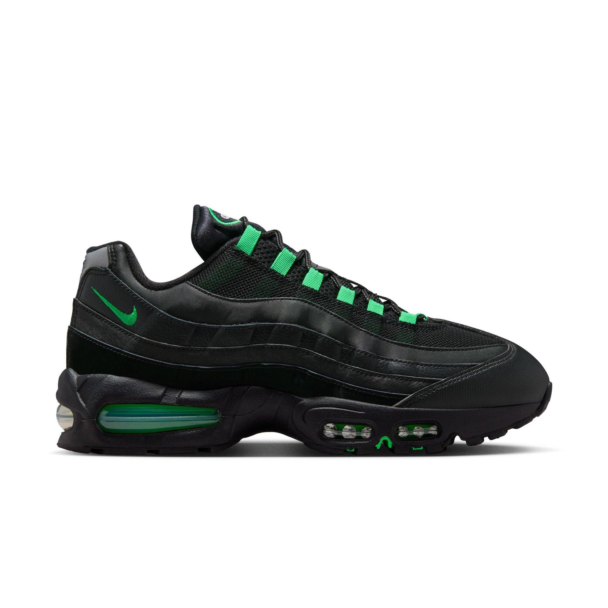 Nike Air Max 95 Big Bubble "Black/Green Shock/Pearl Grey" Men's Shoe - BLACK/GREEN Thumbnail View 1