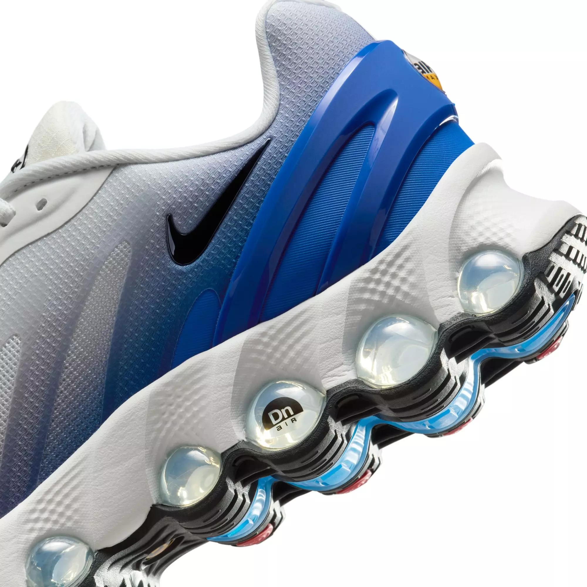 Nike Air Max Dn8 "Summit White/Black/Safety Orange" Men's Shoe - BLACK/YELLOW