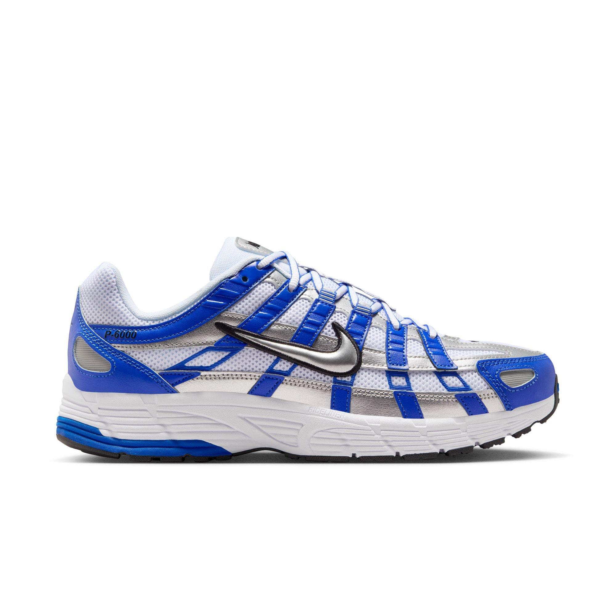 Nike Men’s Electric Blue Sneakers with Silver Swoosh Custom DET Half Silver & Blue Air Force 1 main image 3