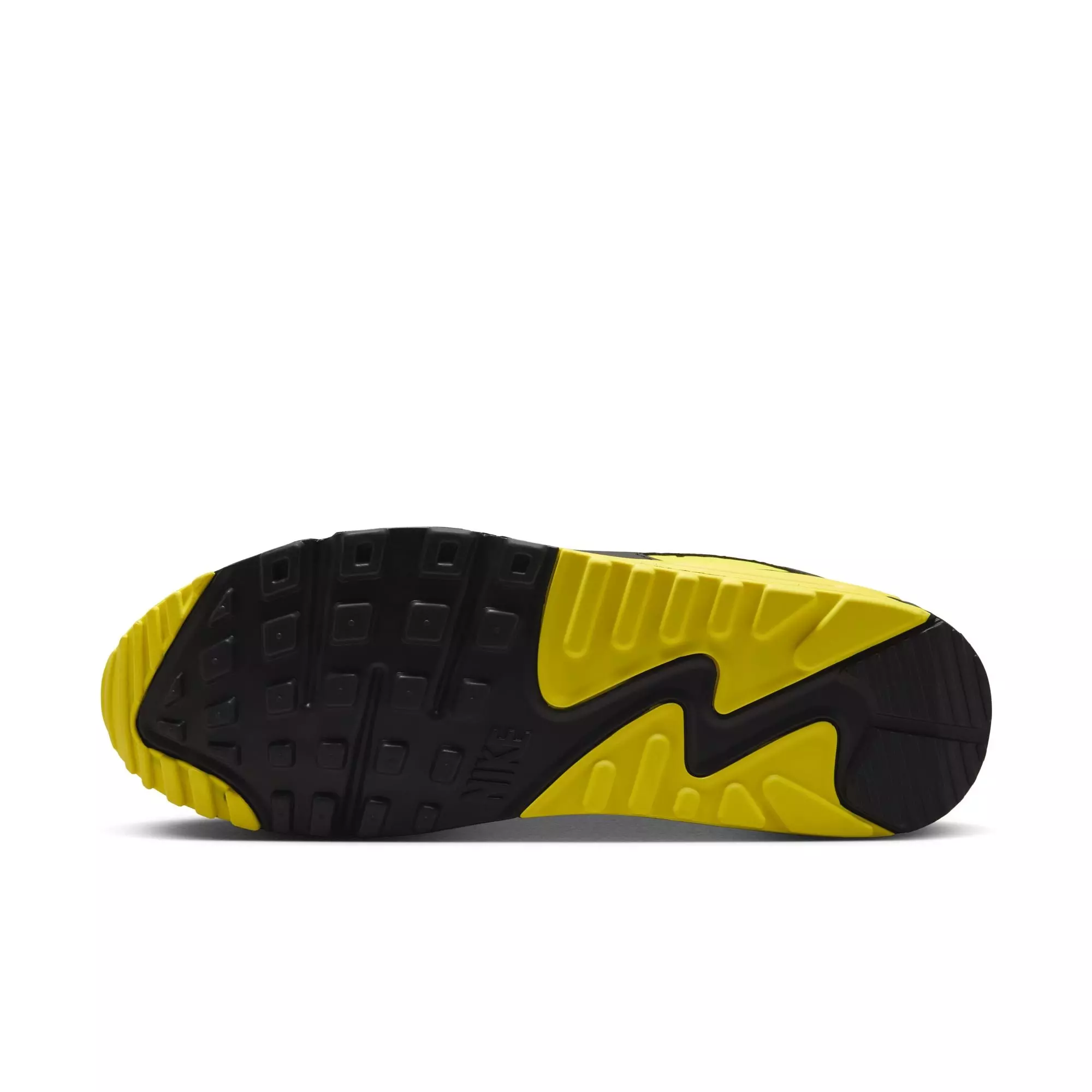 Nike Air Max 90 "Smoke Grey/Light Silver/Lightening" Men's Shoe - GREY/YELLOW