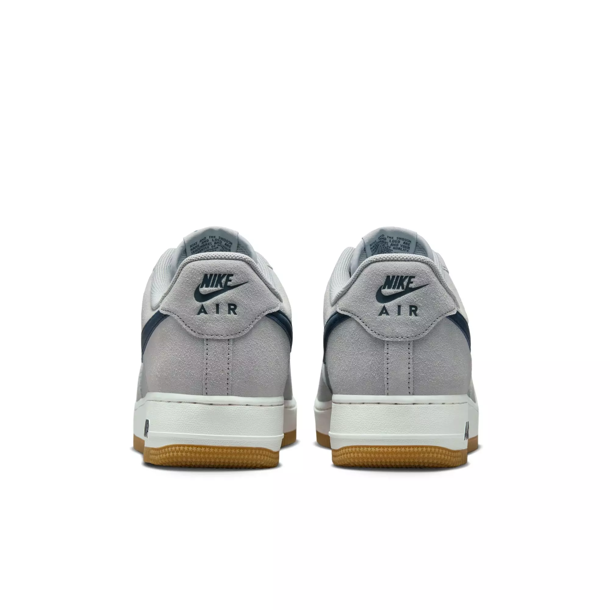 Nike Air Force 1 '07 LV8 "Lt Smoke Grey/Armory Navy" Men's Shoe - GREY/NAVY
